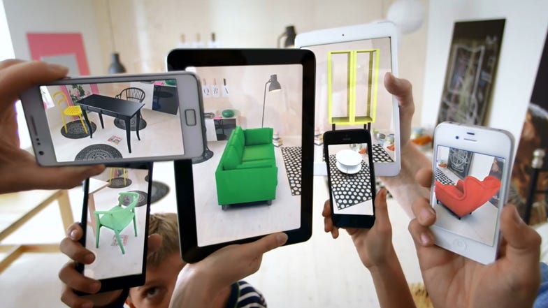 Augmented reality for interior design
