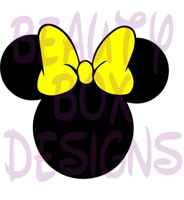 Minnie Mouse Head SVG