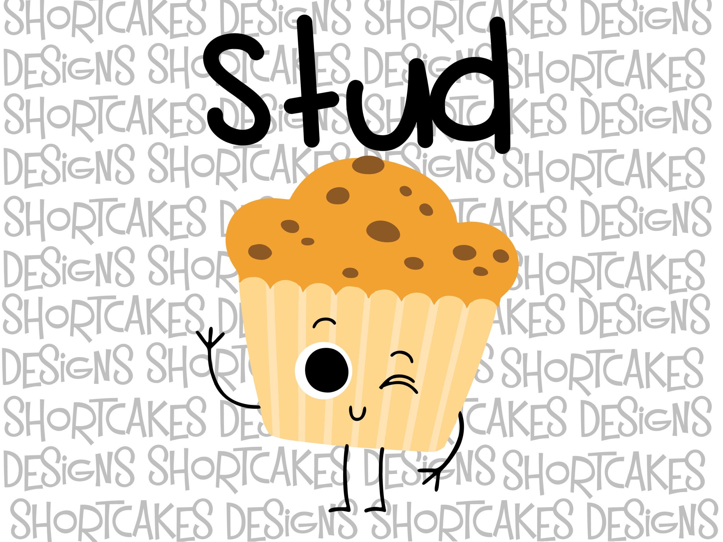 Stud Muffin Digital Download SVG/PNG/Jpeg/DXF