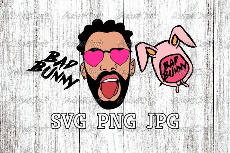 Bad Bunny Bundle SVG, PNG, & JPG