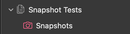 The Snapshot Group used to store Snapshots in Ulysses