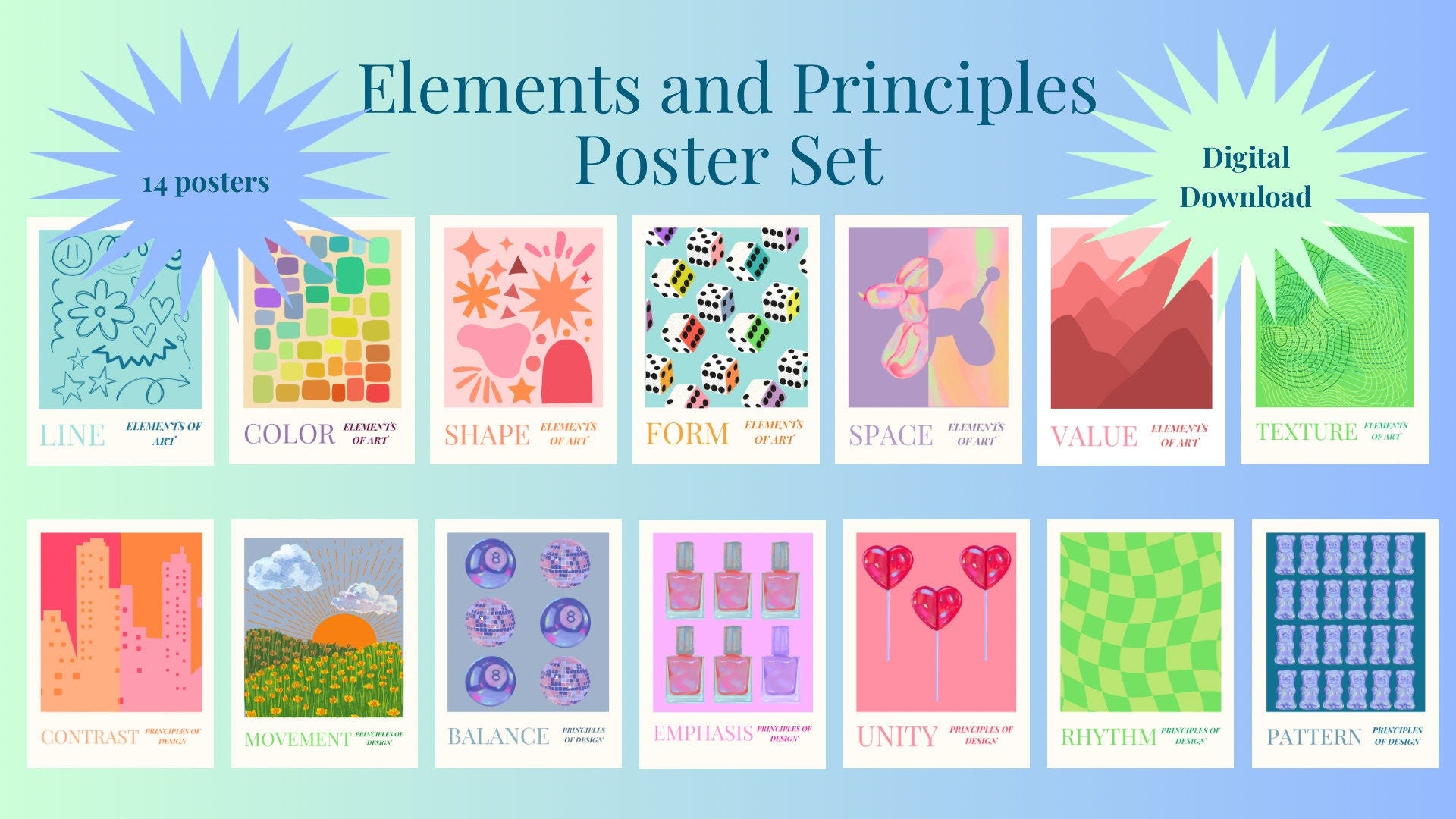 Elements and Principles Posters
