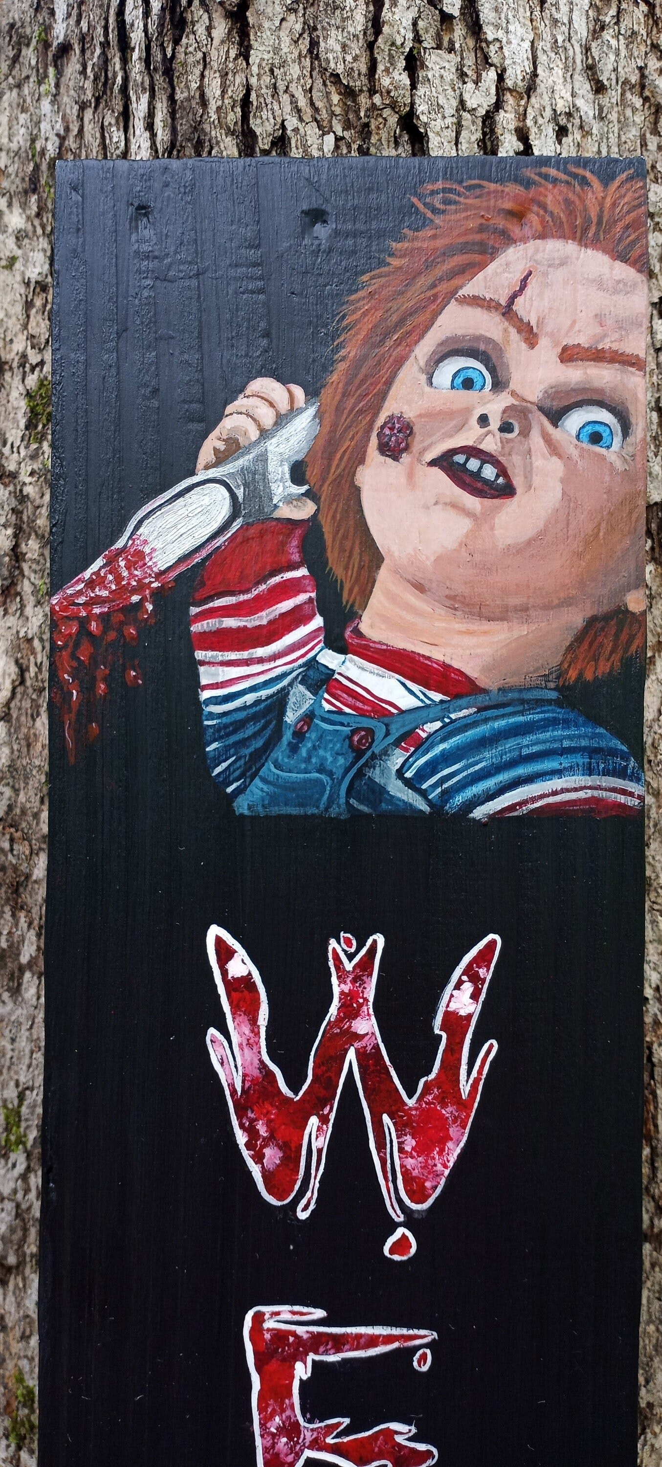Horror Movie Welcome Sign - Chucky, Child