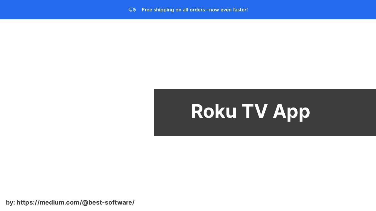 https://www.roku.com/ screenshot