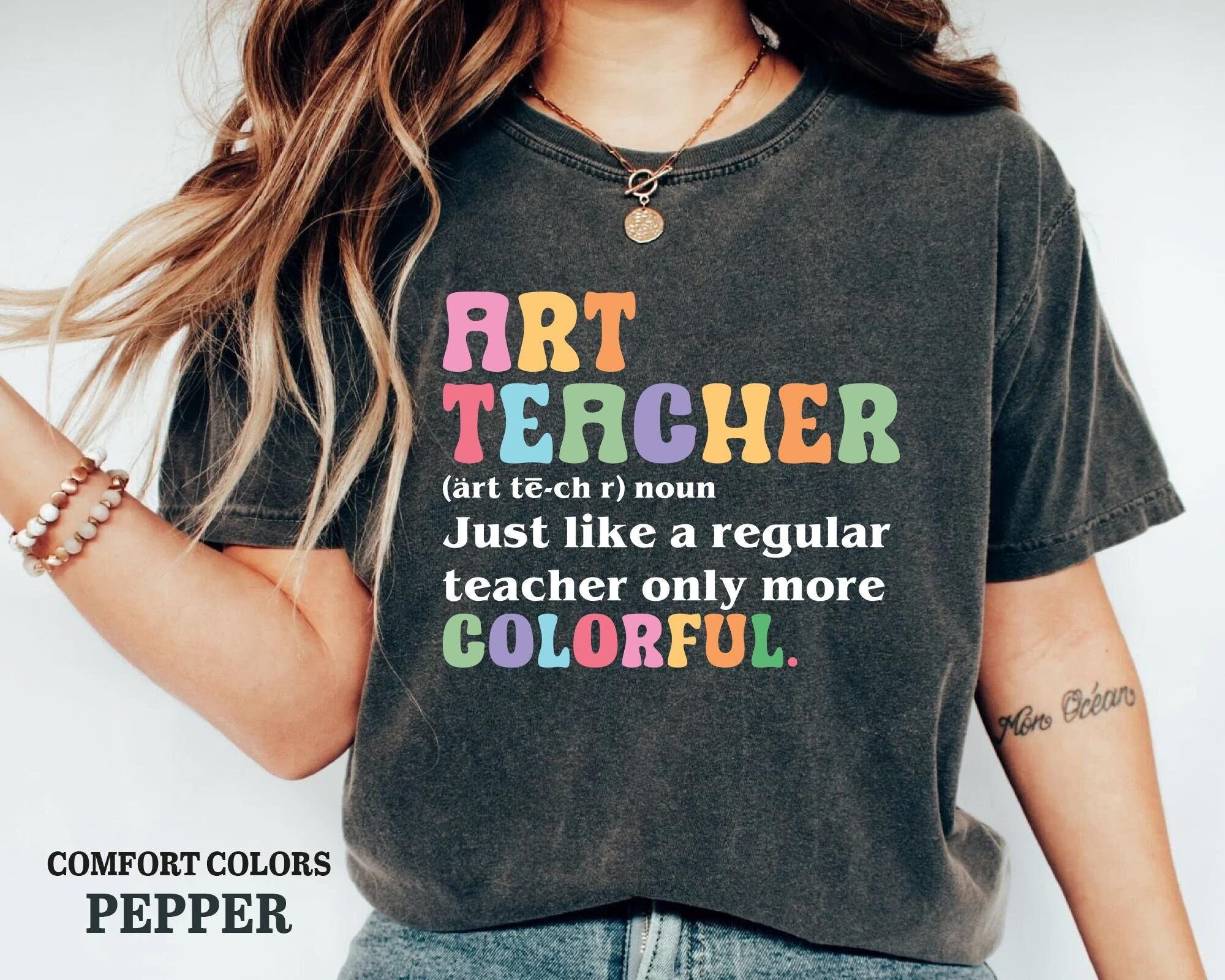 Art Teacher Definition Shirt Teacher Squad Shirt Gift for Art Lover Best Art Teacher Shirt