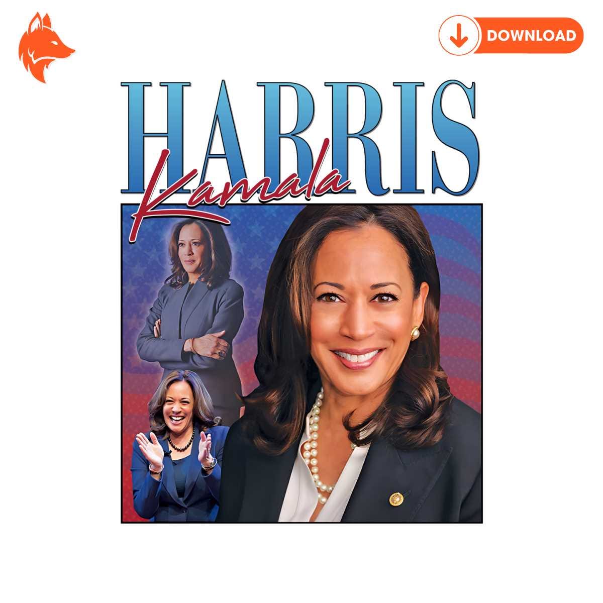 Free Kamala Harris US President Election Campaign PNG