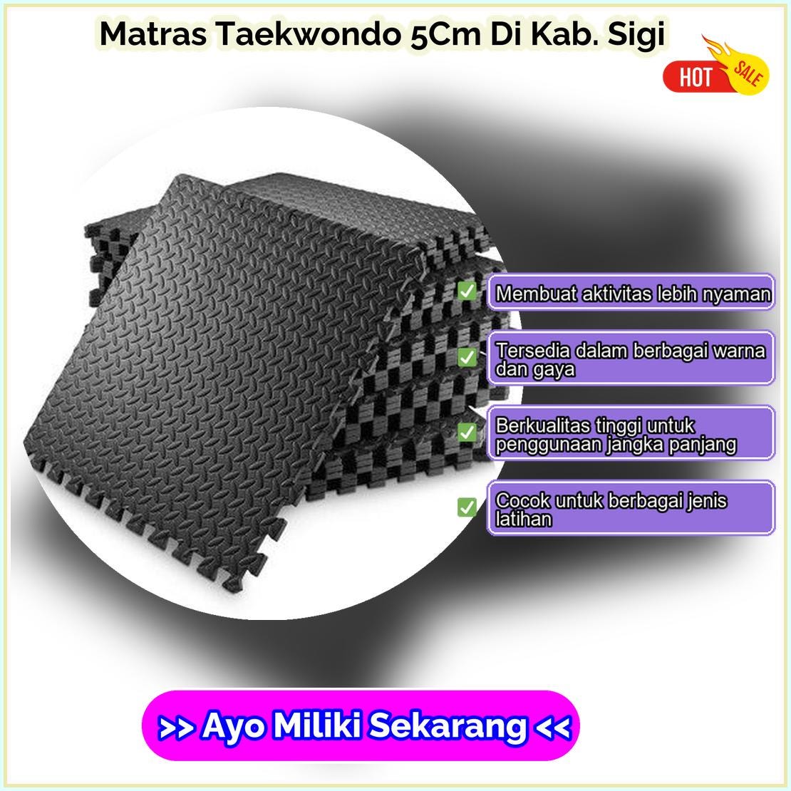 Matras Taekwondo 5Cm Di Kab Sigi