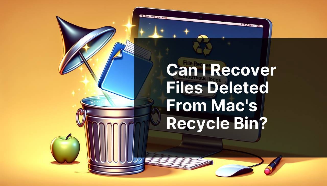 Can I recover files deleted from Mac's recycle bin?