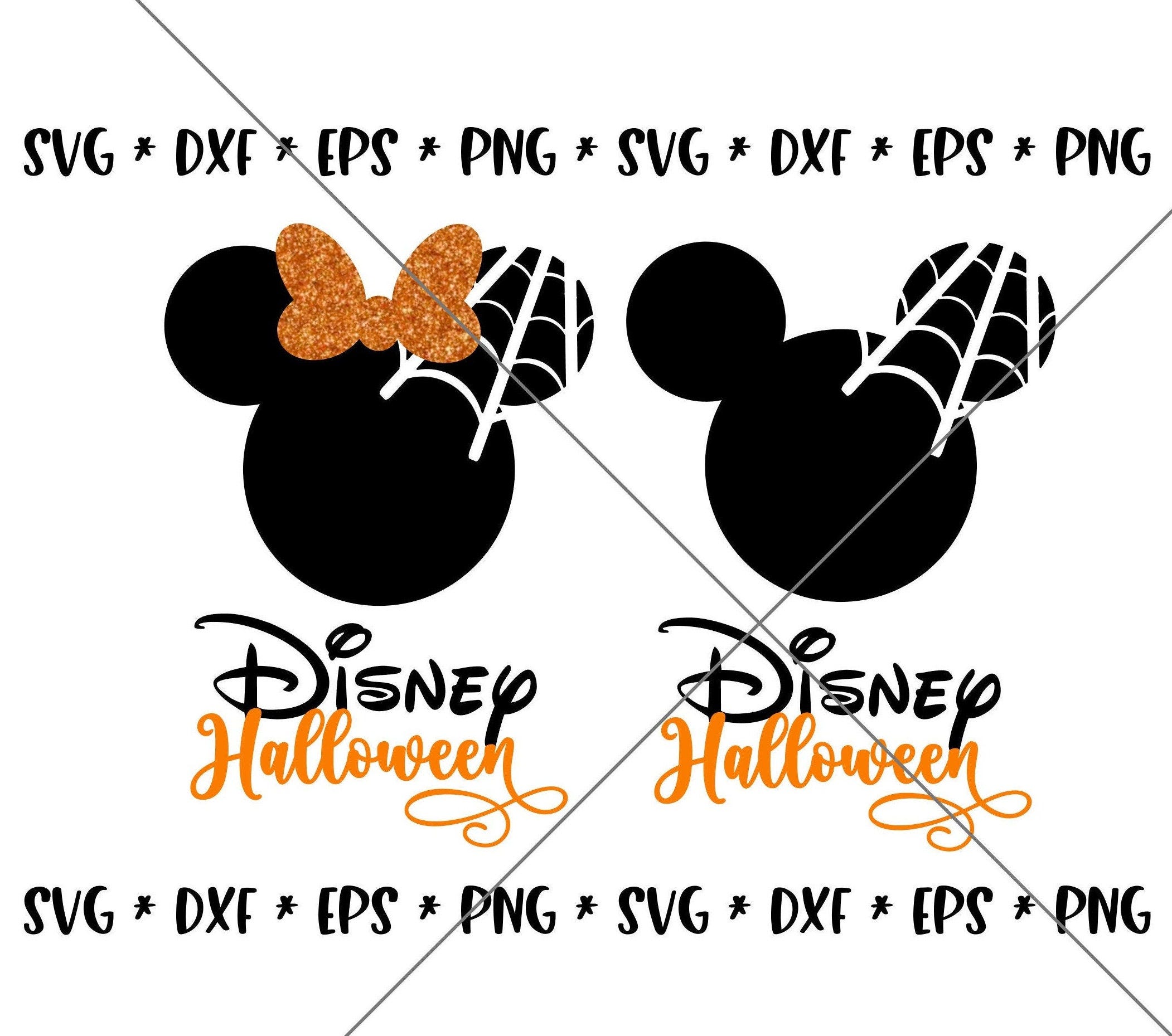 SALE!! Mouse Spider Halloween Party Mouse SVG Disney svgs DXF eps png Instant Download File Mickey Disney World Family Trip Silhouette--H27