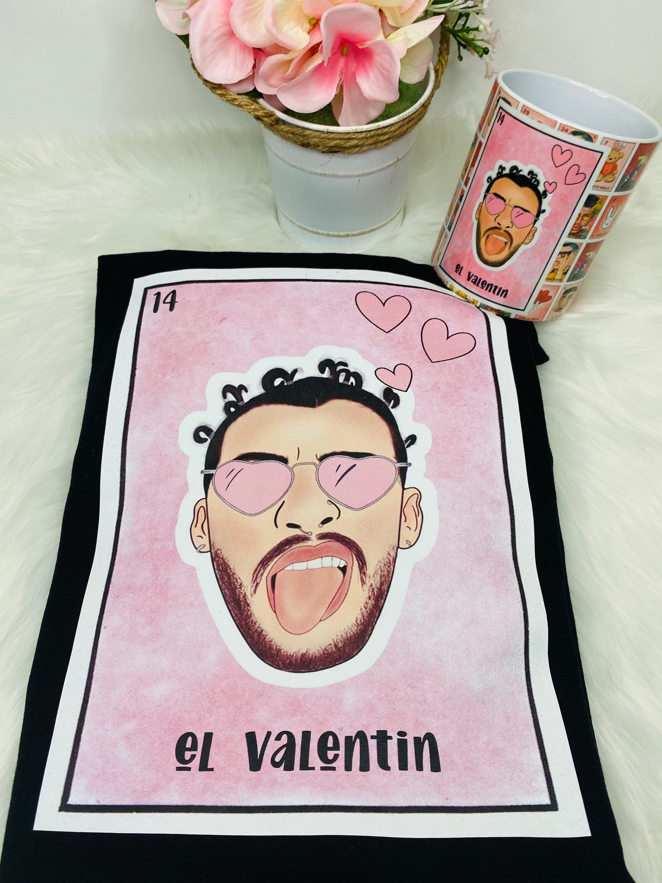 Bad Bunny Loteria Shirt with matching mug