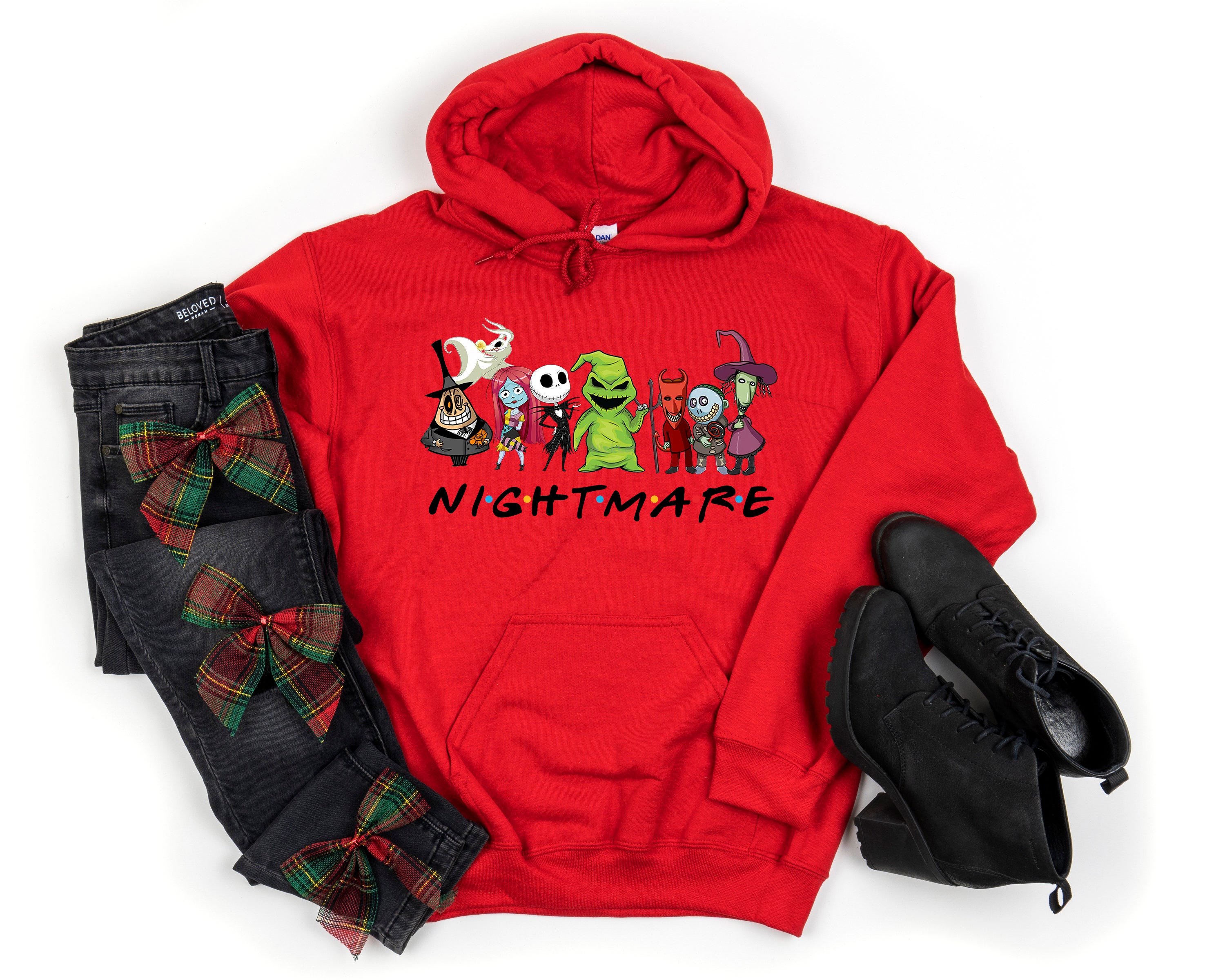 Nightmare Before Christmas Hoodie, Nightmare Before Christmas Squad Sweatshirt, Christmas Squad hoodie, Nightmare Hoodie, Holiday Hoodie
