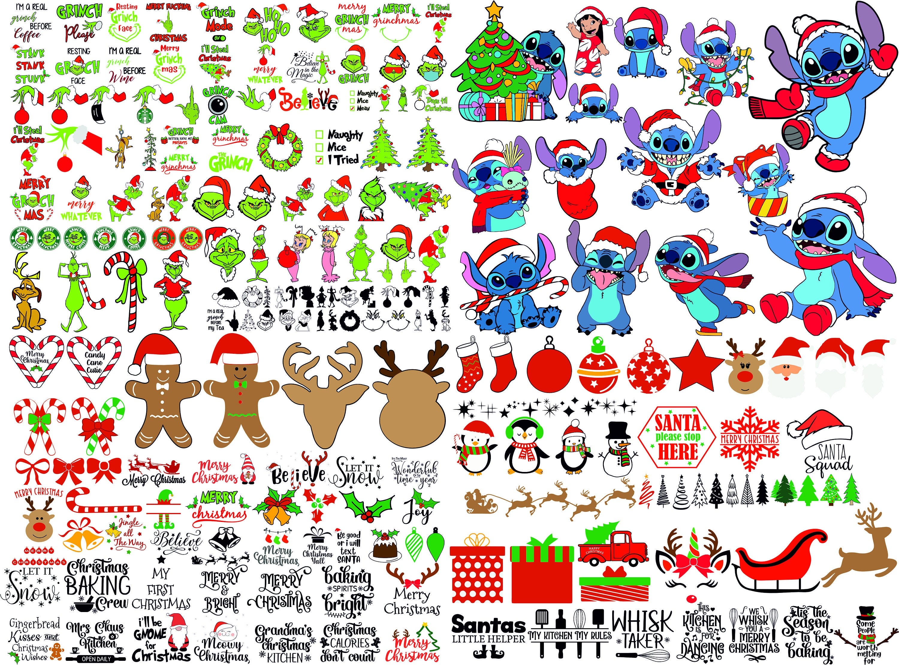 Christmas Svg Bundle, Christmas Png Bundle, Christmas Characters, Christmas Svg, Christmas Bundle, Mickeys Svg Bundle, Christmas Bundle