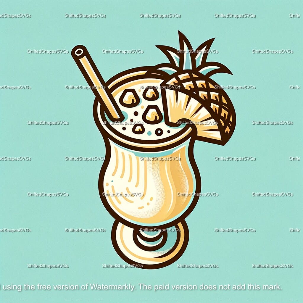 Pina Colada SVG bundle