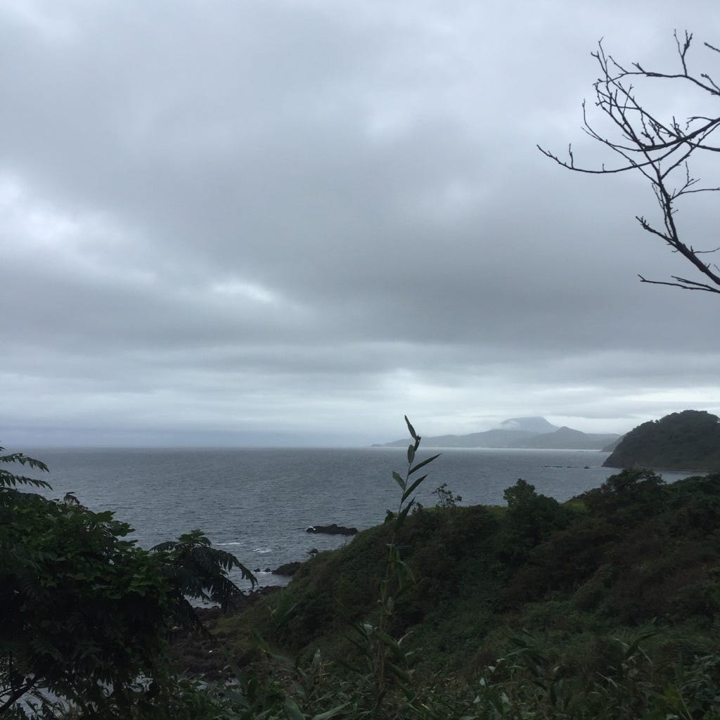 坂を登りきった後の絶景