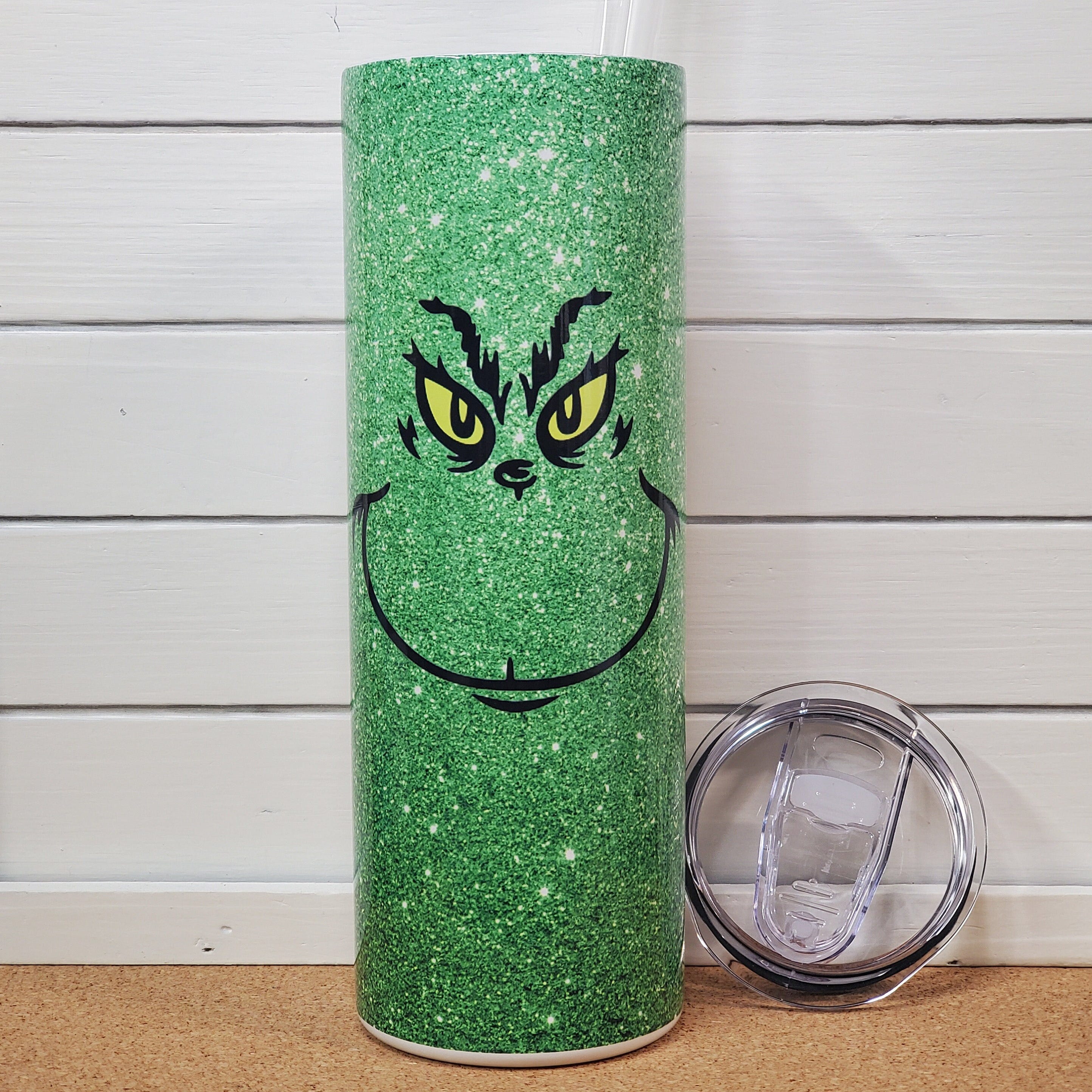 Grinch Tumbler, Personalized Grinch Christmas Cup, Grinch Custom Tumbler