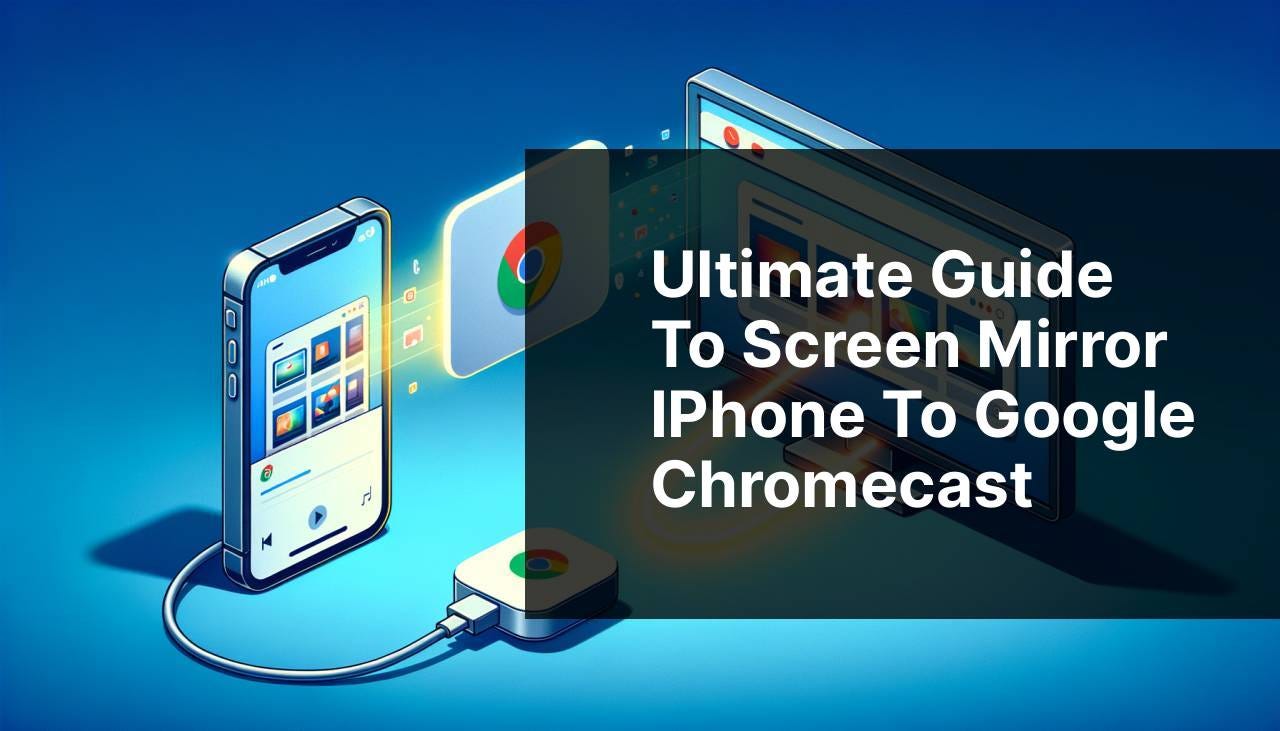 Ultimate Guide to Screen Mirror iPhone to Google Chromecast