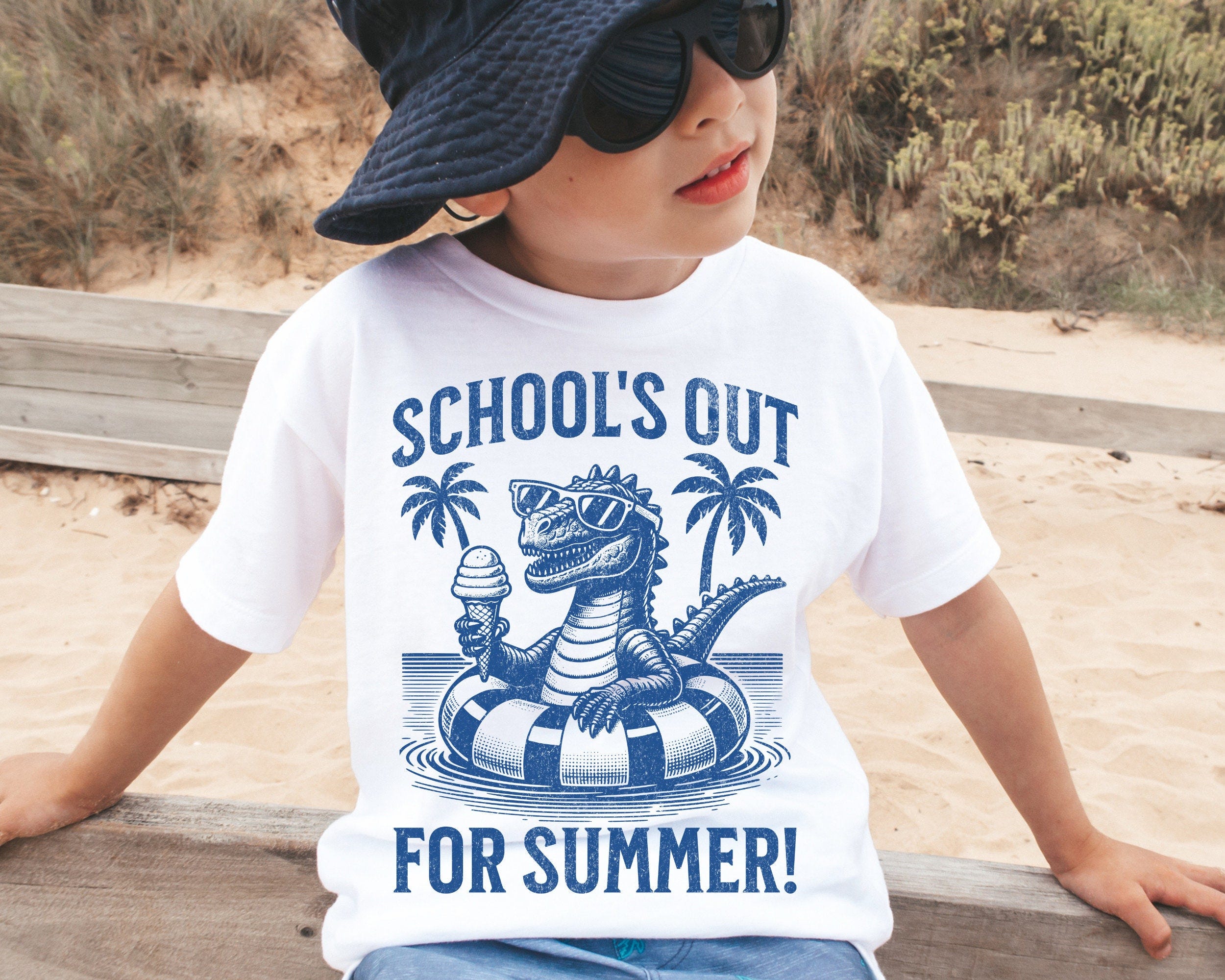 Summer PNG boys ⟡ Schools out for summer png ⟡ trendy png for boys ⟡ beach vibes Png ⟡ tshirt sublimation design ⟡ retro toddler png