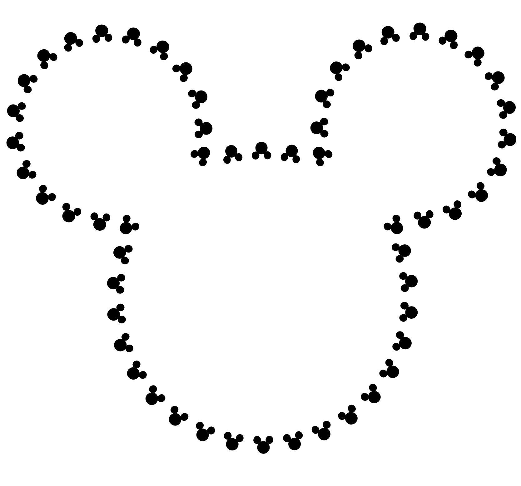 Disney Decal, Mickey Ears, Minnie Mouse, Mickey Outline