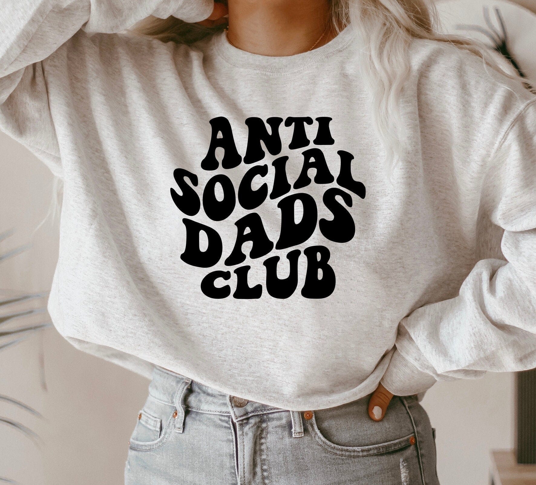 Antisocial DADS Club Svg, Antisocial Club, Antisocial dad Club SVG, Antisocial, Svg Cricut Cut File, PNG Files | Silhouette Cut Files