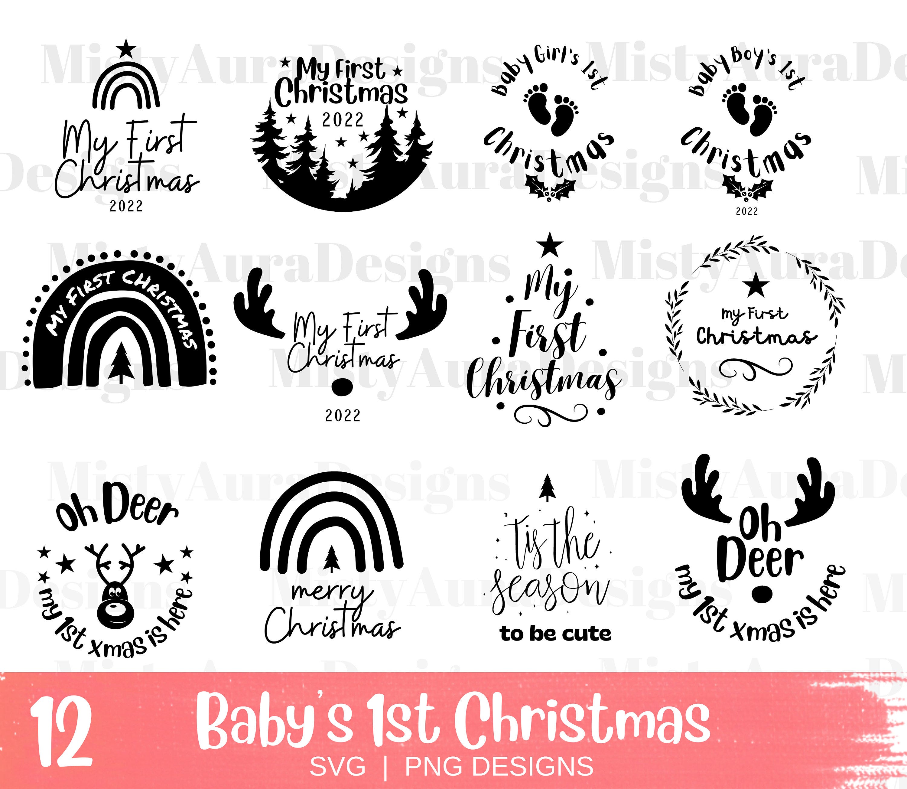 Baby’s first Christmas Baby svg bundle | My first Christmas svg | First Christmas svg | baby’s first Christmas svg | ornament svg | Xmas PNG