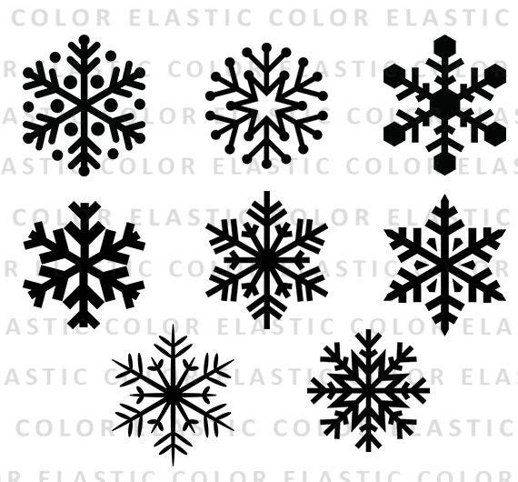 Snowflake svg - snowflake clipart -snowflake silhouette and cricut cut files - snowflake digital download svg, eps,png