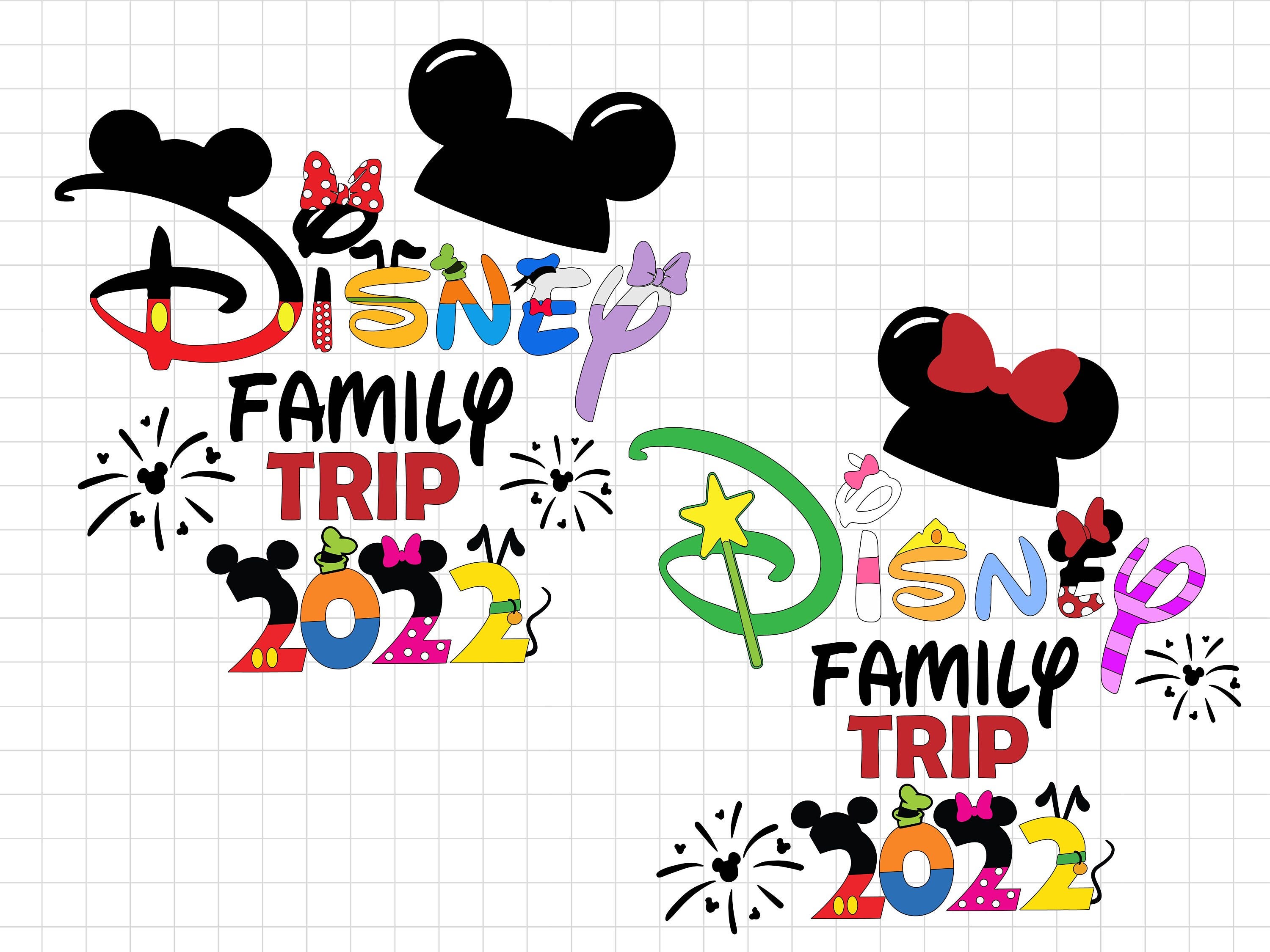 Bundle Family Vacation Svg, Family Trip Svg, Vacay Mode Svg, Magical Kingdom Svg, Svg, Png Files For Cricut Sublimation