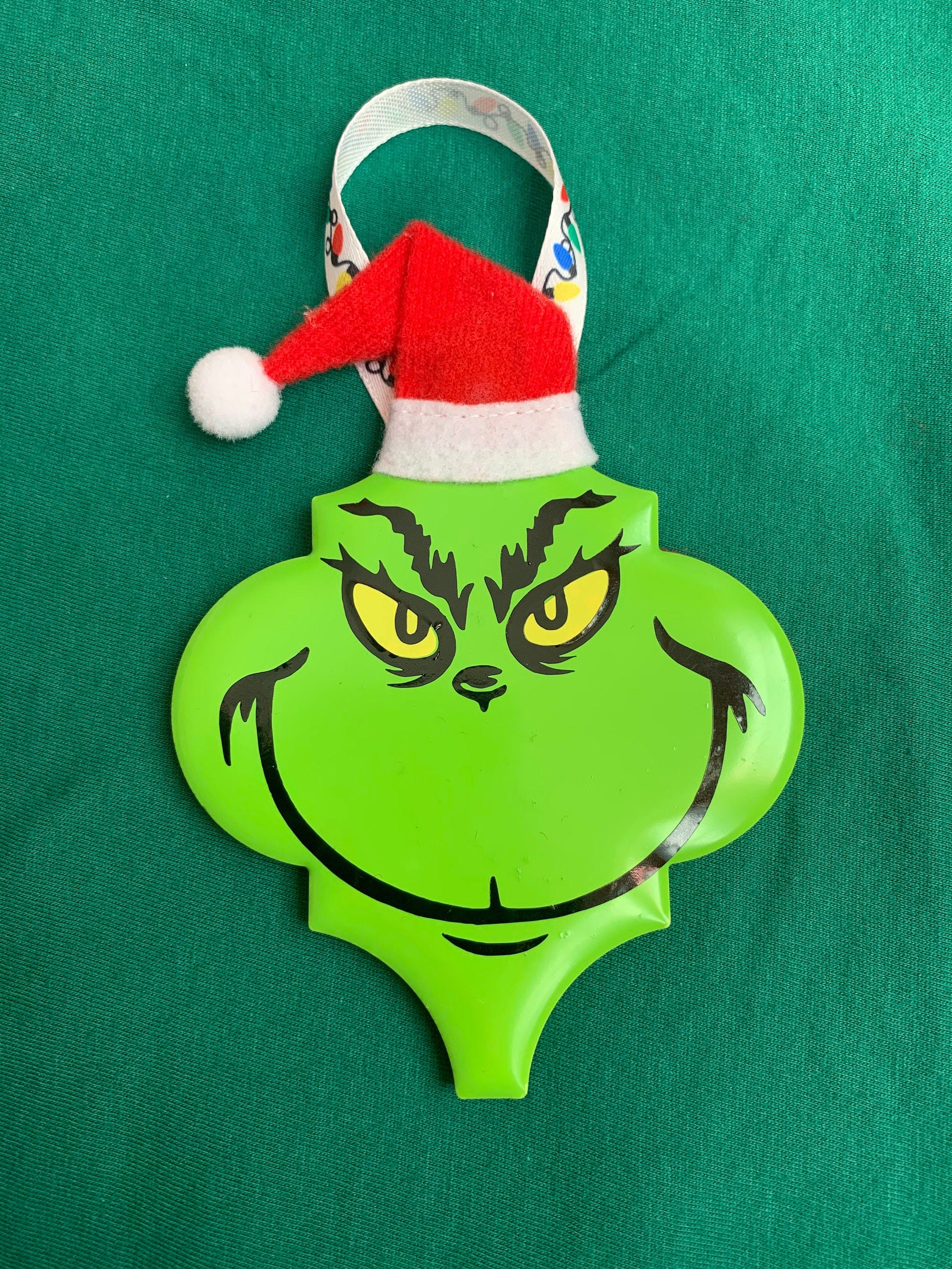 Grinch Christmas Ornament, Green Christmas Ornament, Stocking Stuffer, Grinch Lover, Holiday Ornament, Friend Ornament, Coworker gift