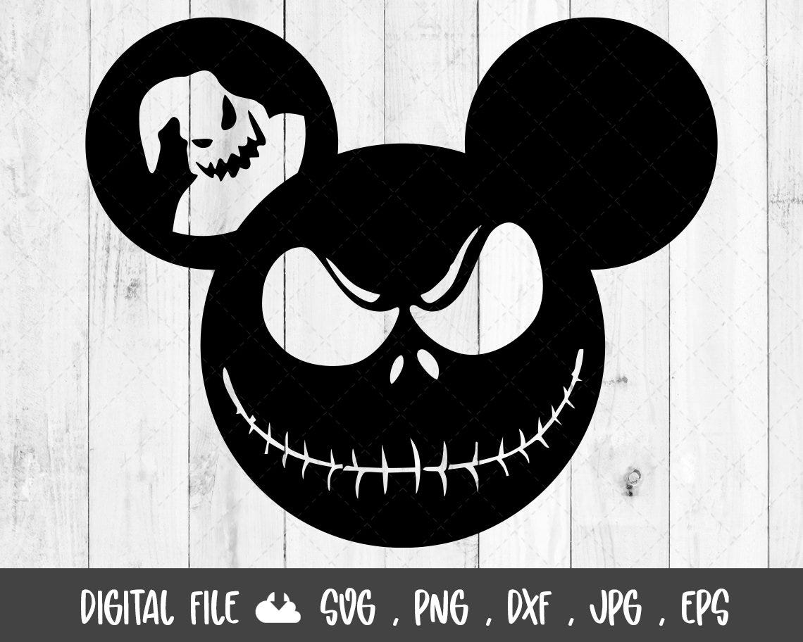 Oogie and Jack skellington SVG, Oogie and jack Silhouette SVG and PNG, Nightmare Before Christmas svg for cricut-Cut Files for Cricut