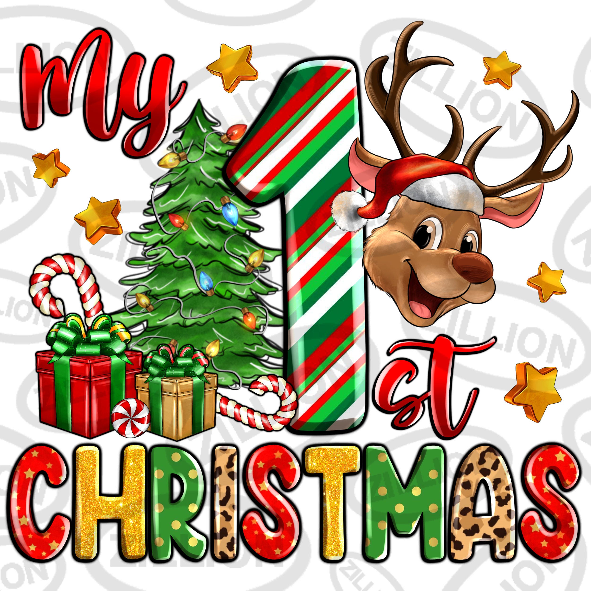 My first Christmas png sublimation design download, Merry Christmas png, Happy New Year png, 1st Christmas png, sublimate designs download