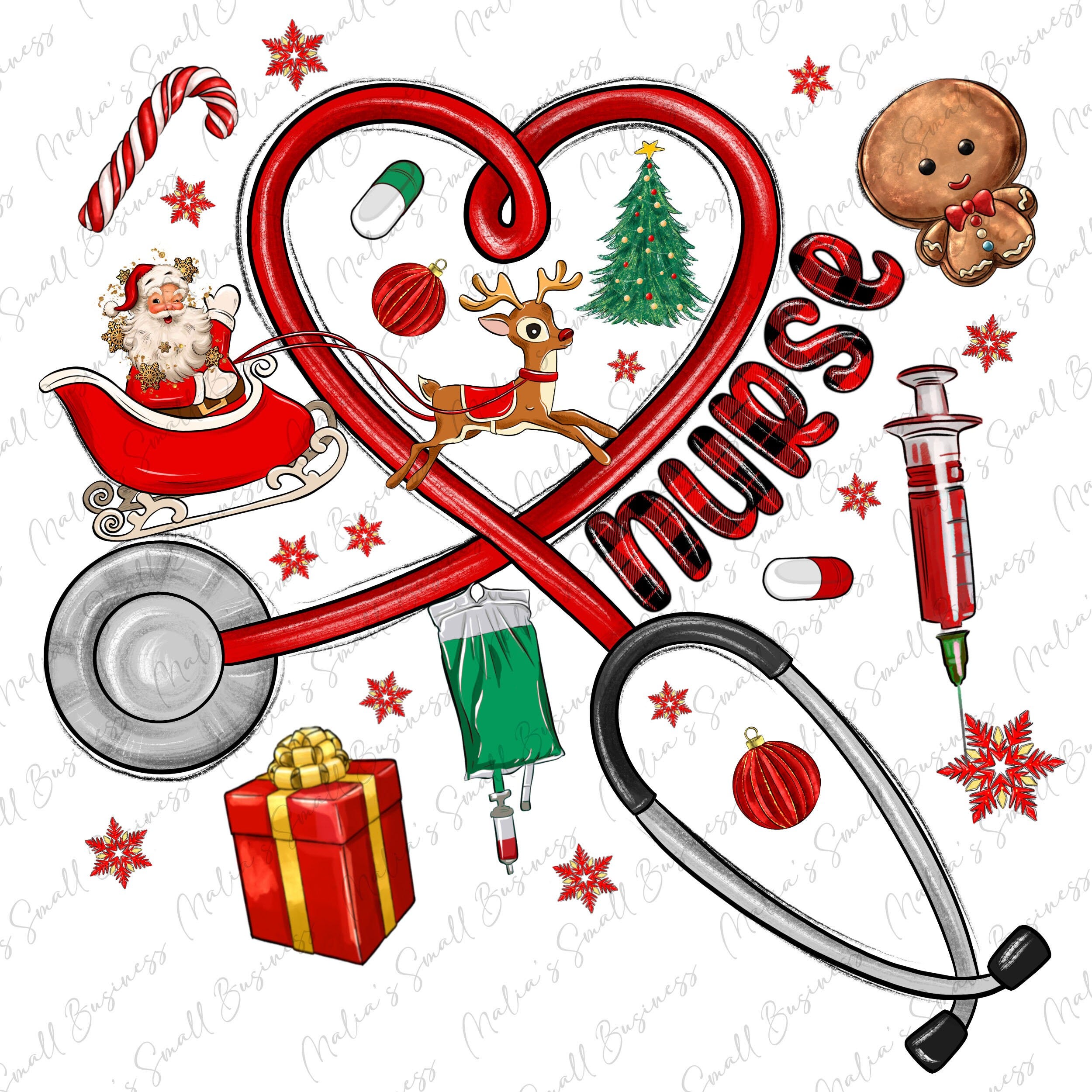 Christmas Nurse png sublimation design download, Christmas png, Nursing png, Happy New Year png, Nurse png, sublimate designs download