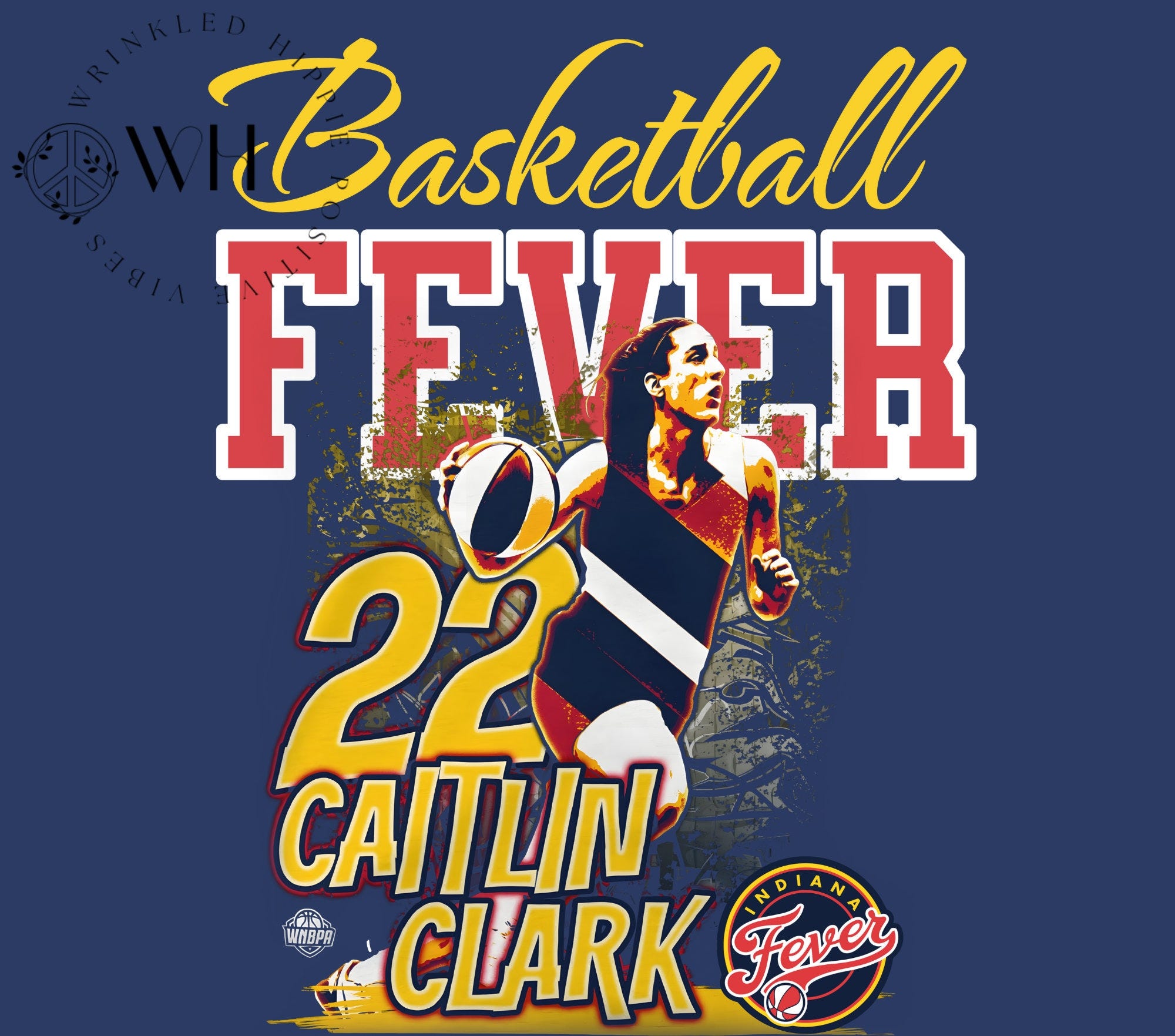 Basketball Fever Caitlin Clark png 20 oz Skinny Tumbler Wrap Designs Sublimation Design Digital Download PNG Instant DIGITAL only