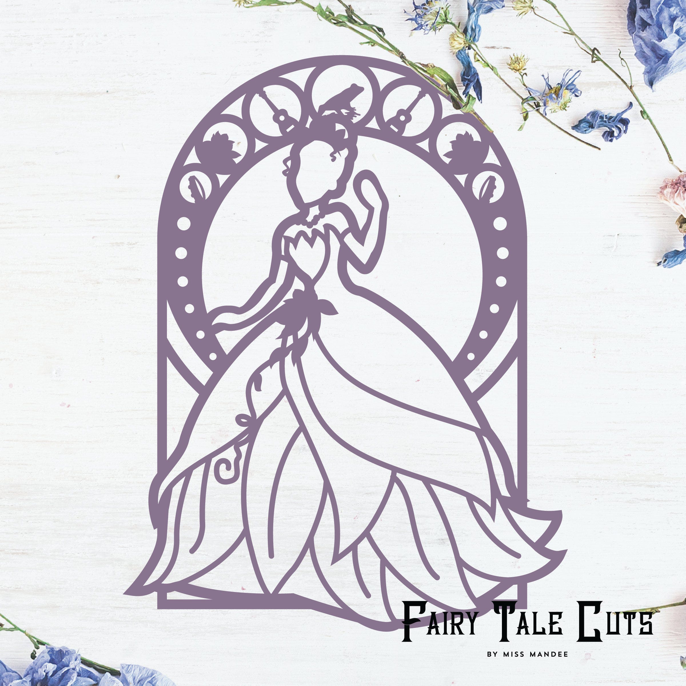 Tiana Inspired File Design - Digital Download - SVG, Vector, Cricut, Silhouette, Clip Art