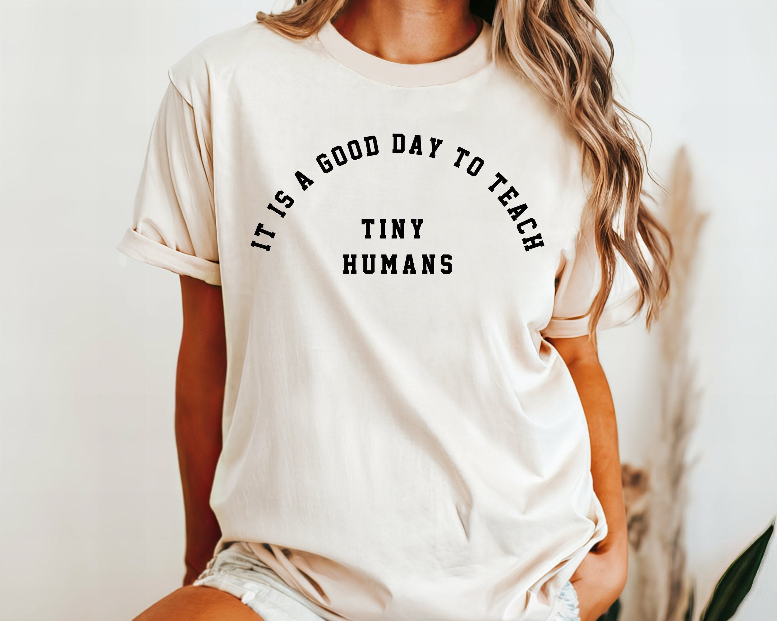 Comfort Colors® it is a good day to teach tiny humans teacher Tshirt, Teacher Appreciation Gifts, Back to School Shirt