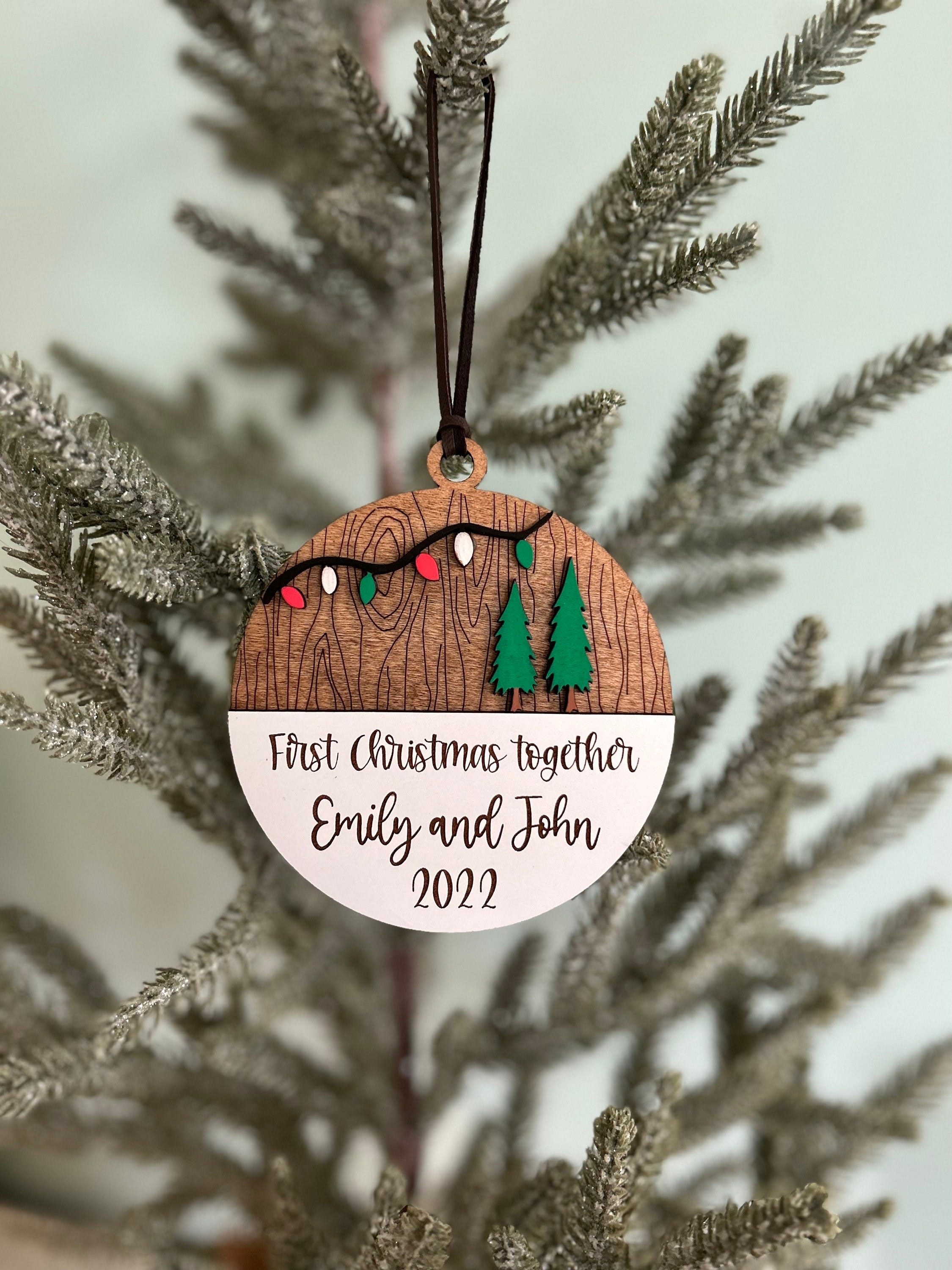 First Christmas together | Couples ornament