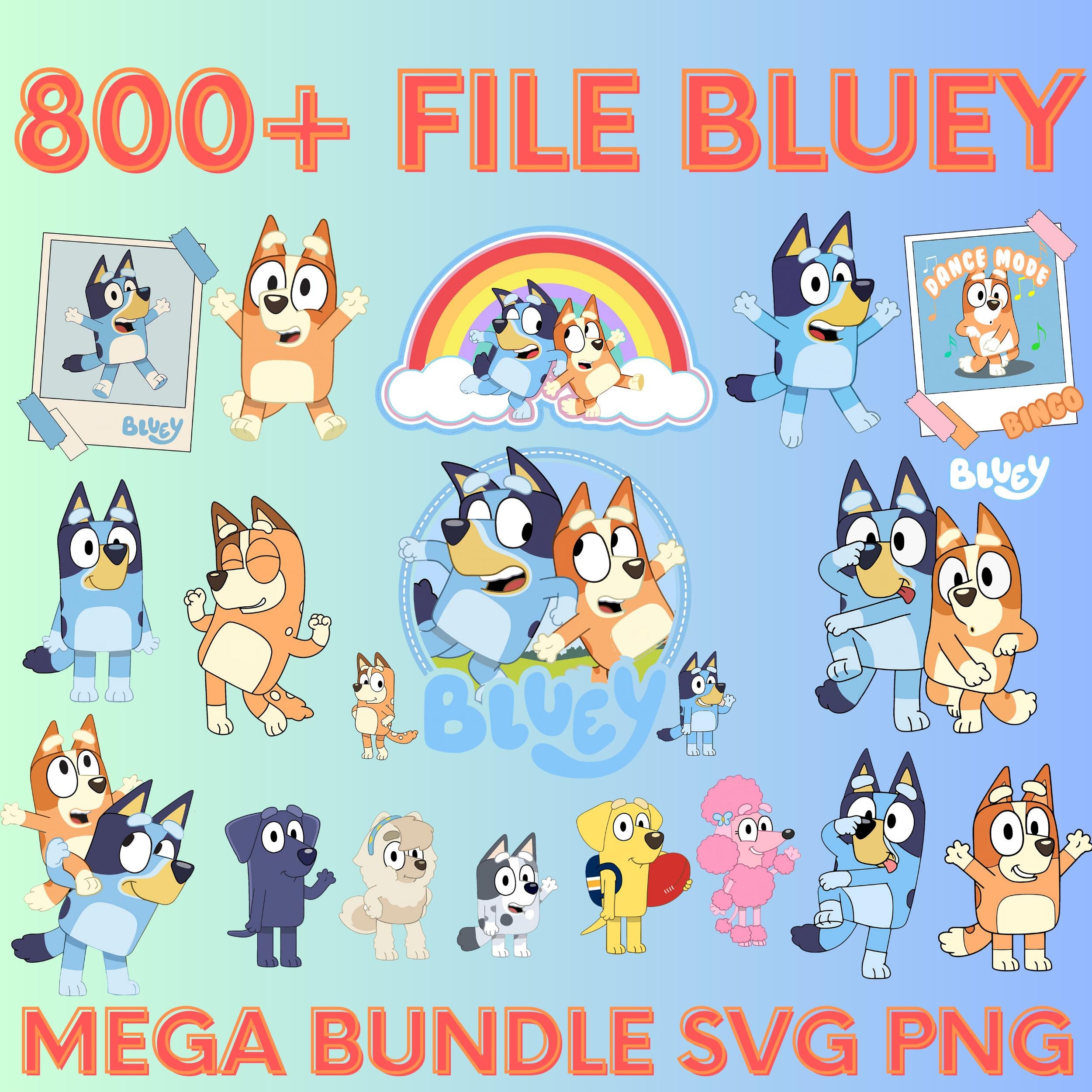 800+ Mega Blueyy Bundle, Blueyy Cut Files For Cricut, Blueyy Clipart, Blueyy And Biingo, Blueyy Family, Digital Download , Digital new desig