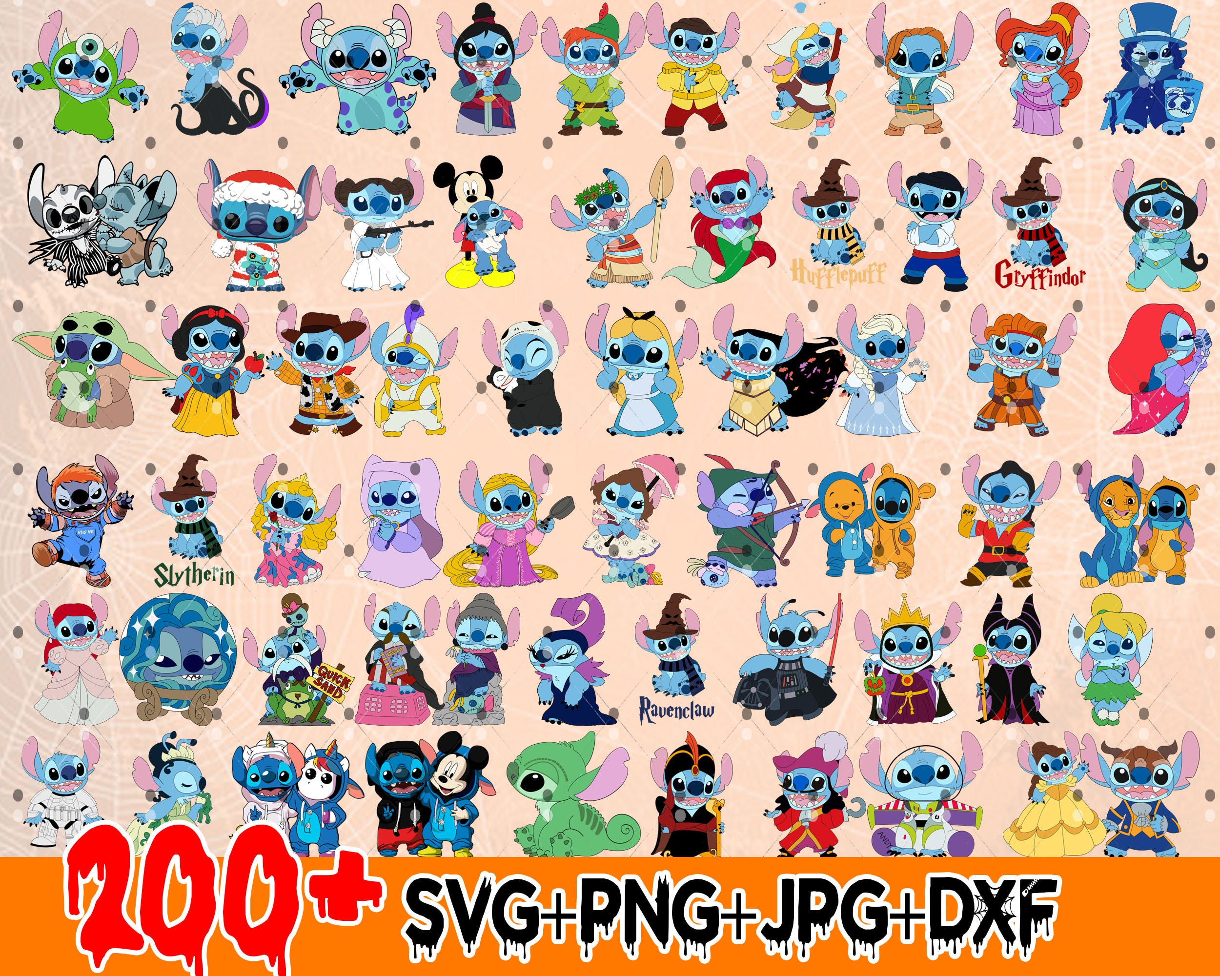 200+ files Stitch and Friends Svg Png, Stitch Mickey, Stitch Jack Skellington, Stitch Villains, Stitch Princess, Stitch Harry Potter Png Svg