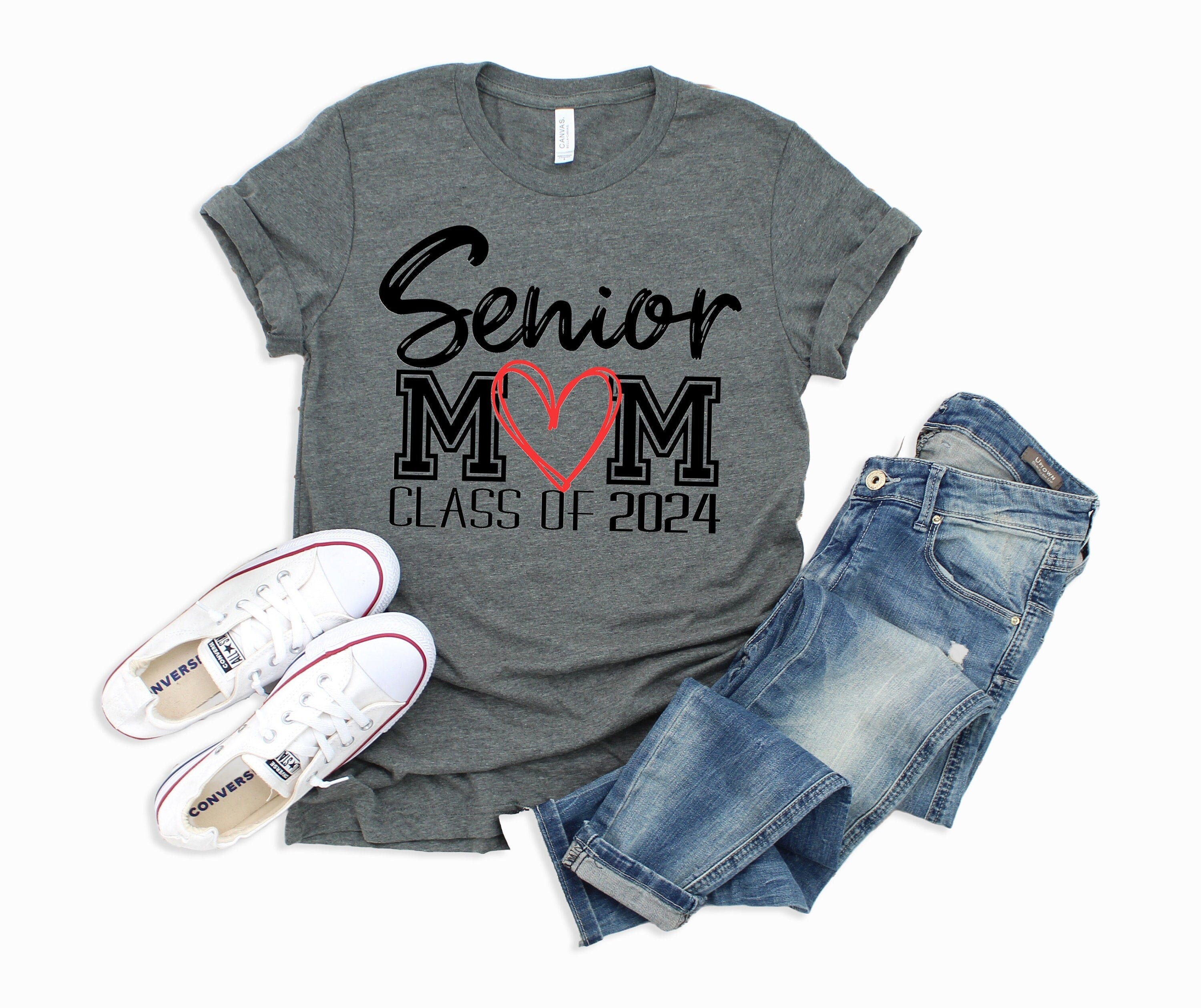 Senior Mom Senior Dad of a Graduation Shirt, Graduation Mom Shirt, Class of 2024 T-Shirt, Class of 2024