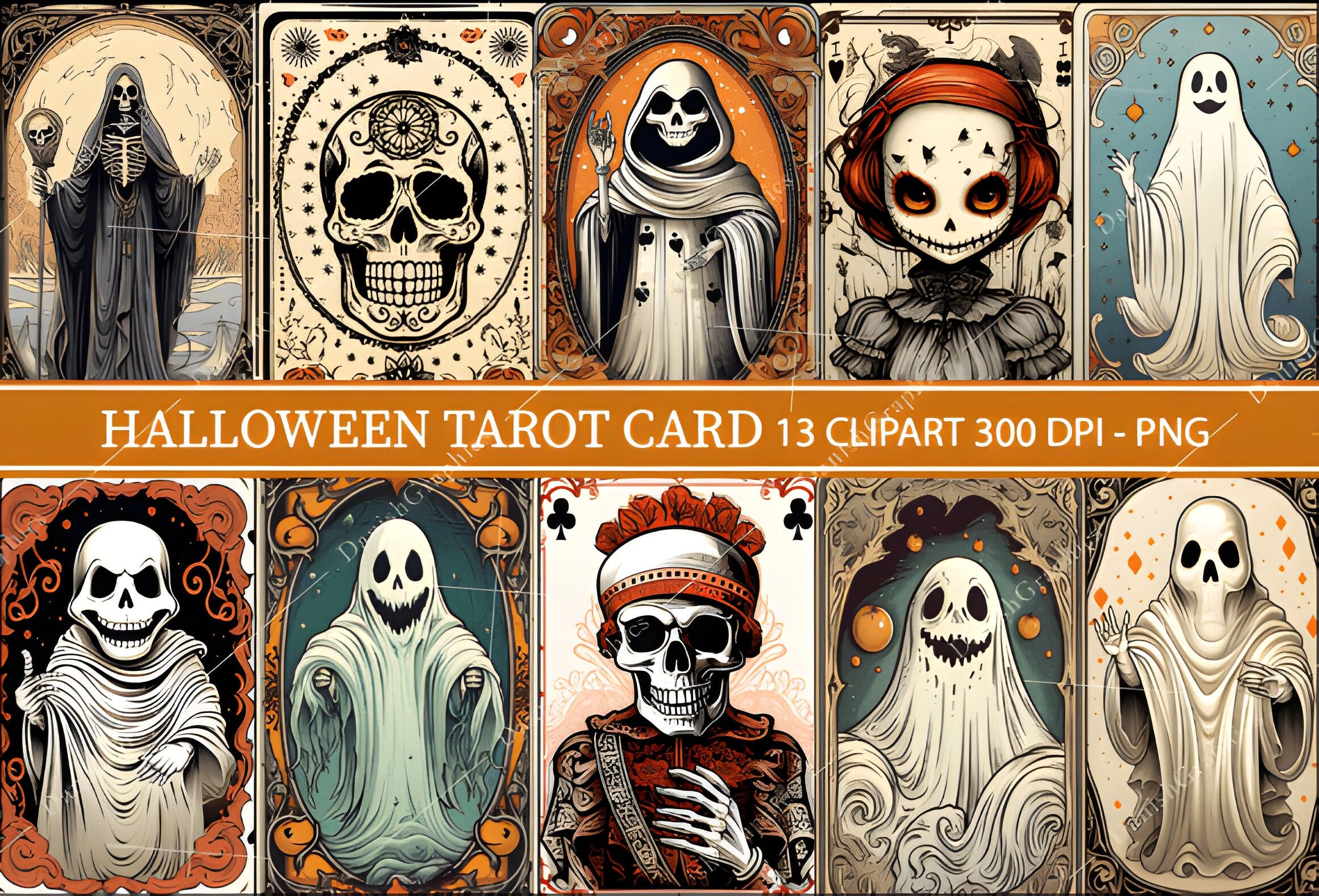 Horror Characters Tarot Card Svg, Horror Png, Horror friends Png, Halloween Png, Cricut Cut Files, Instant Download