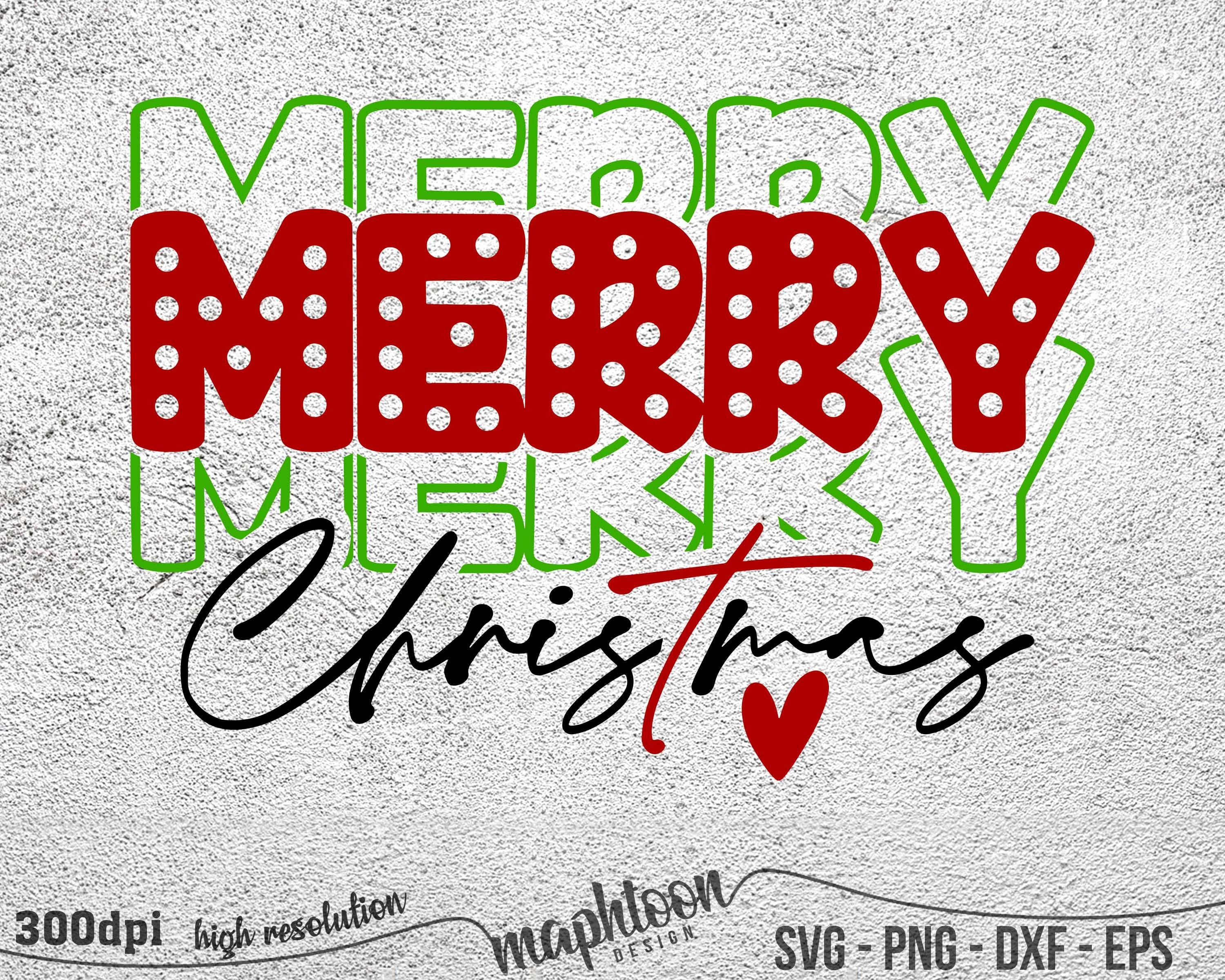 Merry Christmas SVG, Christmas SVG, Christmas Shirt SVG, Merry Christmas Png, Christmas gift idea, png dxf Cut Files Cricut Silhouette