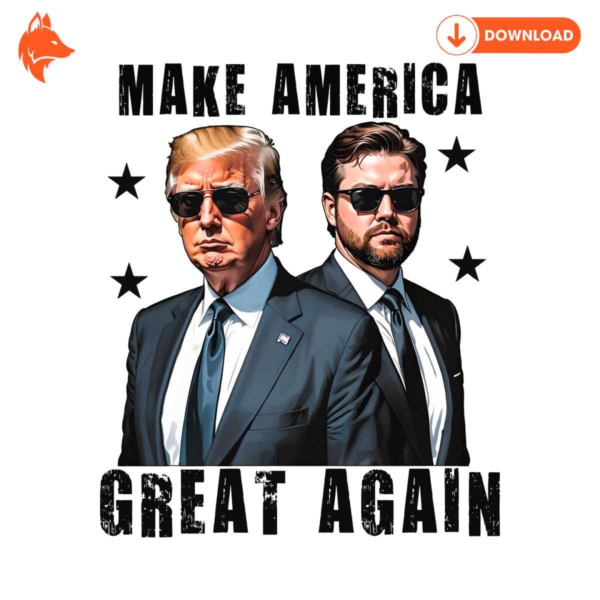 Free Make America Great Again Trump Vance Republican PNG