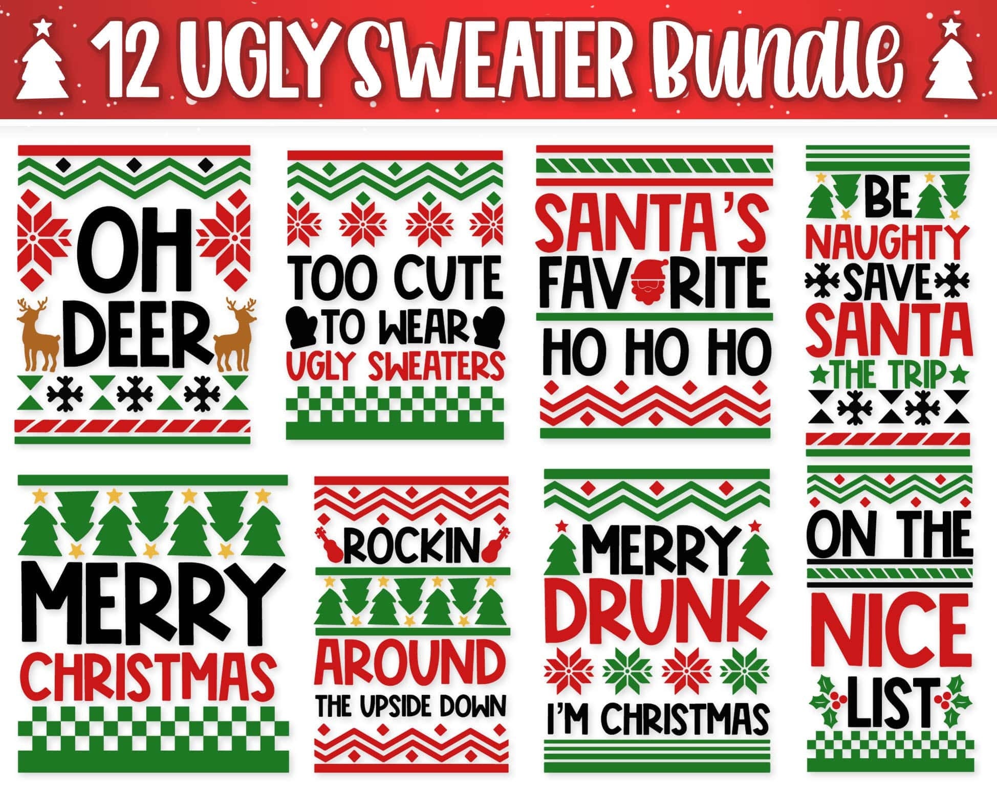 Ugly sweater svg | Christmas Svg | Christmas sweater svg