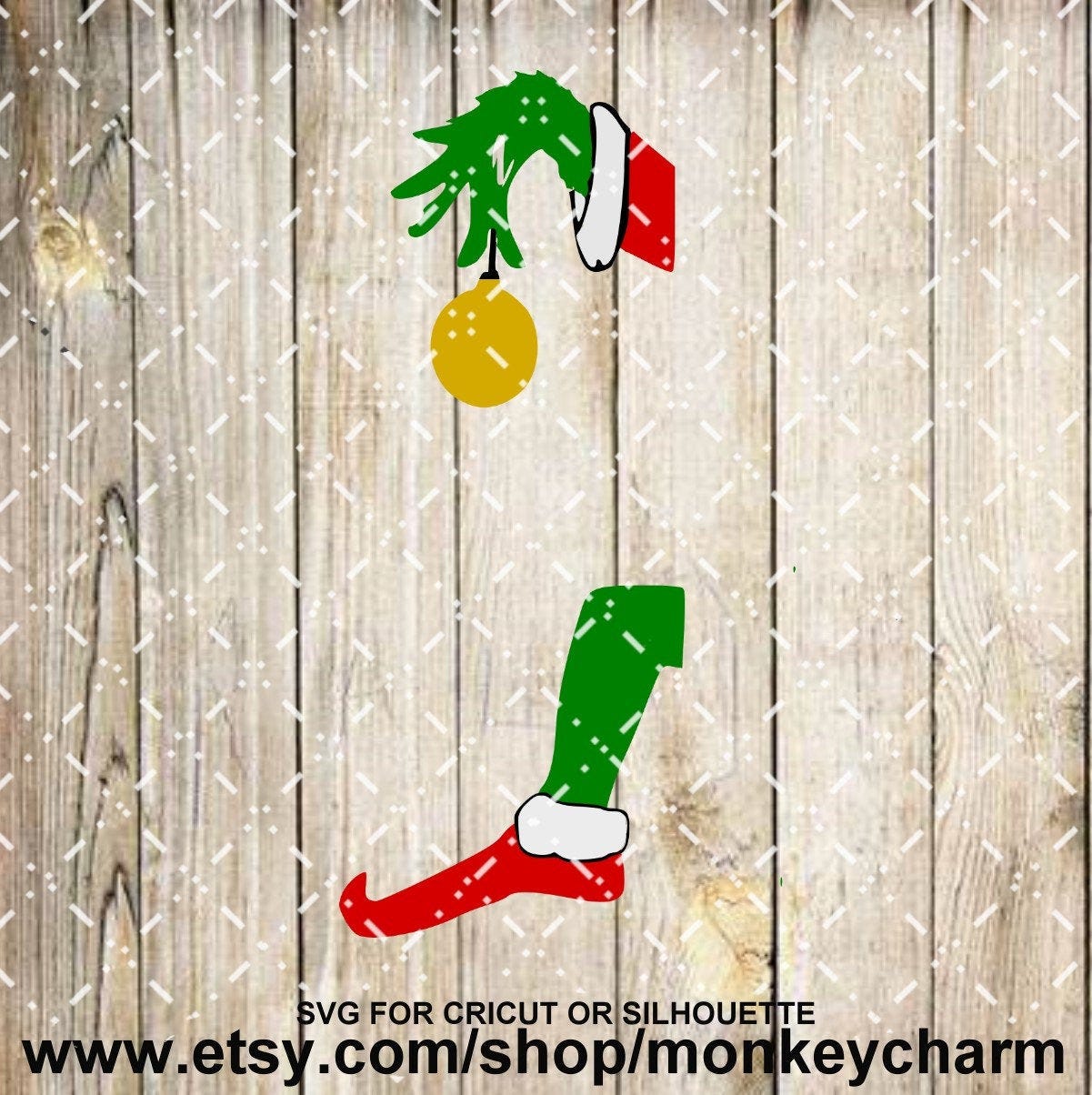 Elf door peeker layered cut file Humorous SVG AND PNG files.