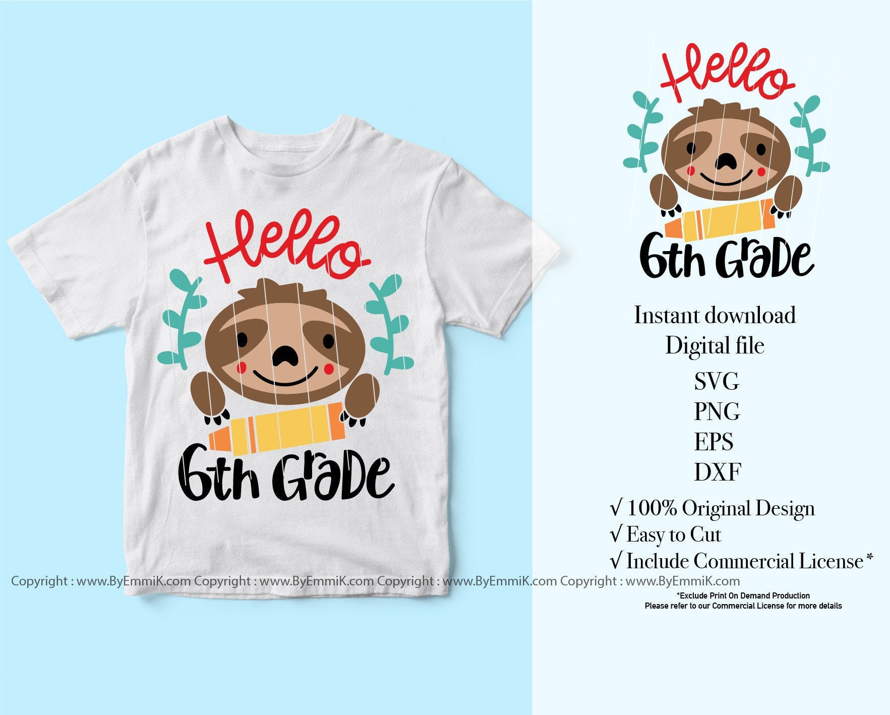 hello 6th grade svg, sixth grade svg,instant download svg,eps,png,dxf,free commercial design for kids t shirt, decal, stencil, vinyl iron on