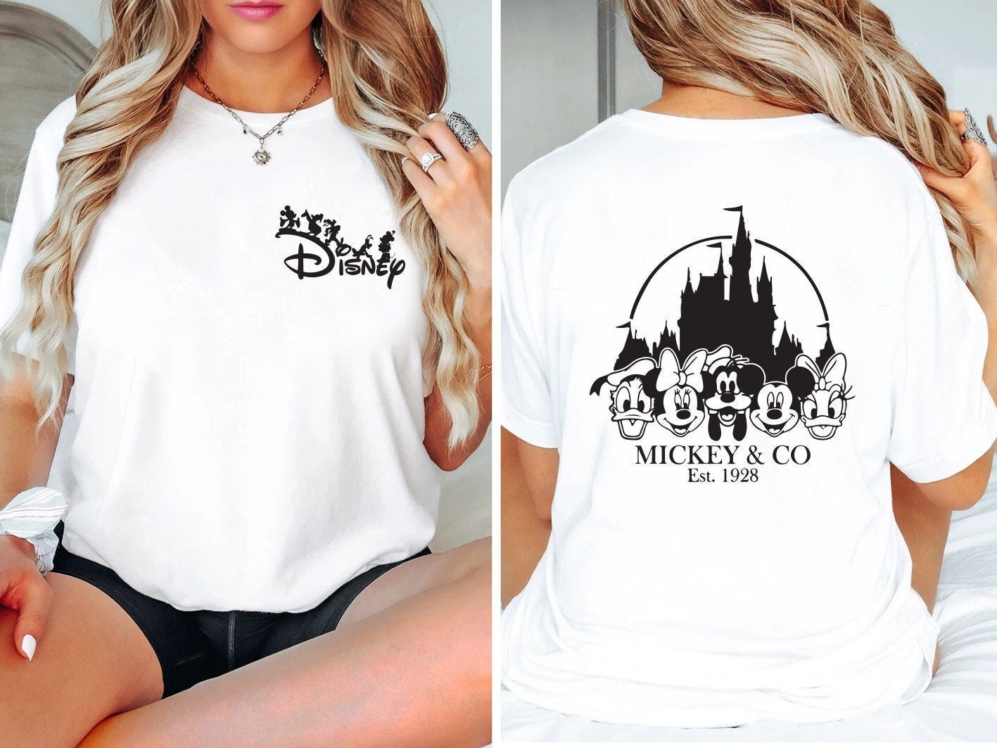 Mickey and Friends Shirt, Disney Shirt, Disneyland Shirt, Disney World Shirt, Disney Shirt for Women, Disney Castle Shirt