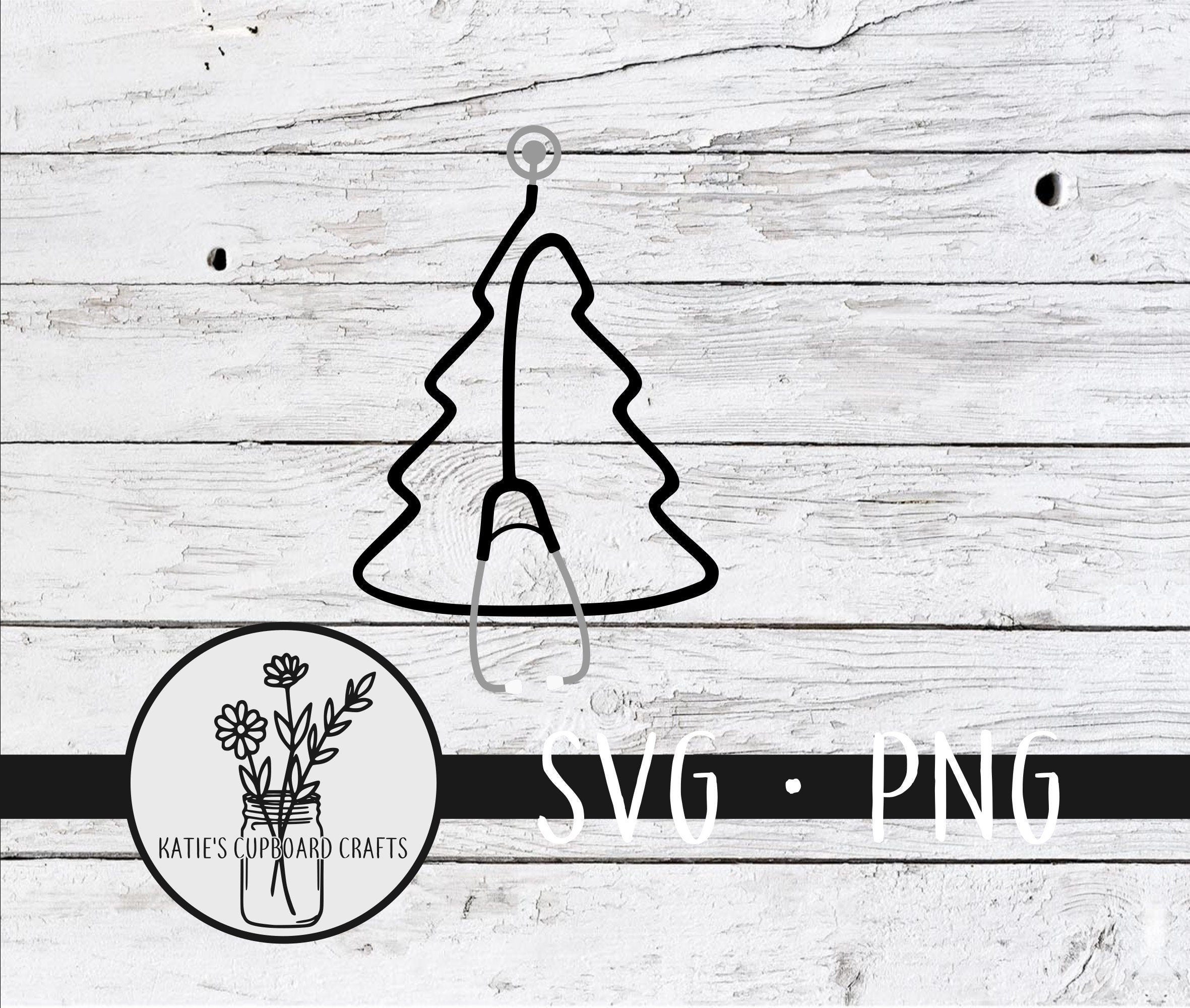 Stethoscope Christmas Tree - SVG Cut Files