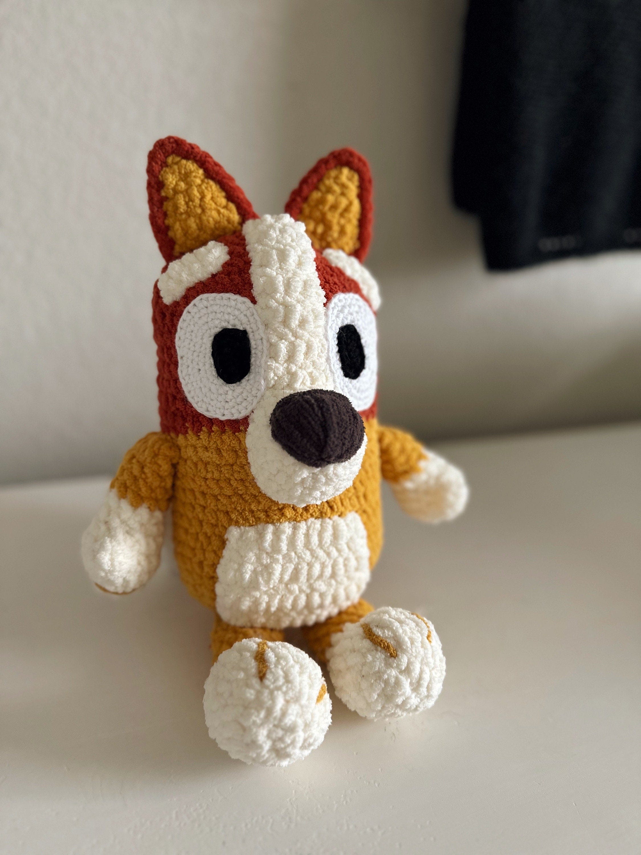 Crochet Bingo Plushie Toy | Birthday Gift | Interactive Play | Stuffed Animal
