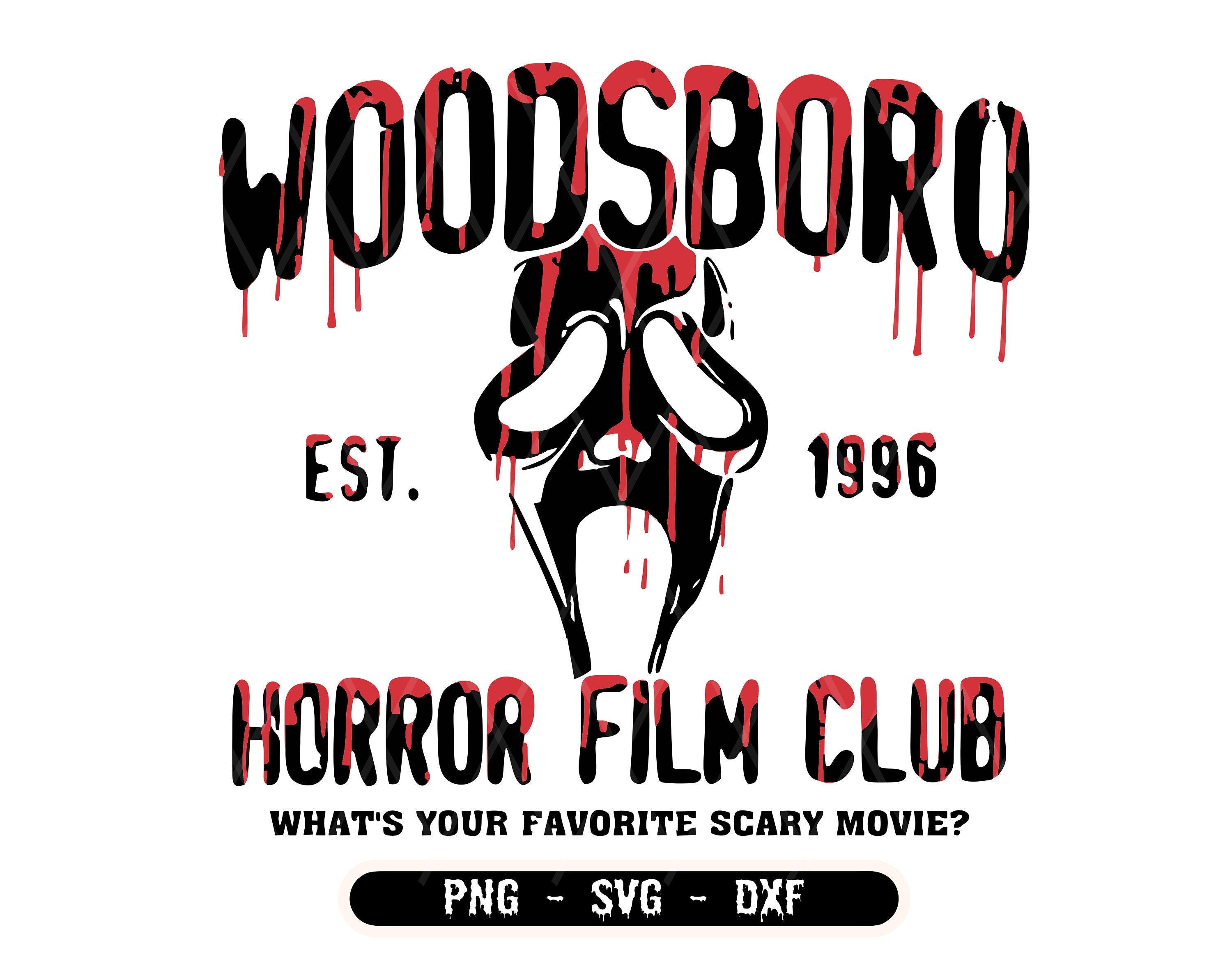Woodsboro Horror Film Club Png Svg, Horror Film Club Svg, Spooky Season Svg, Scream Ghost Svg, Scary Halloween Svg, Instant Download