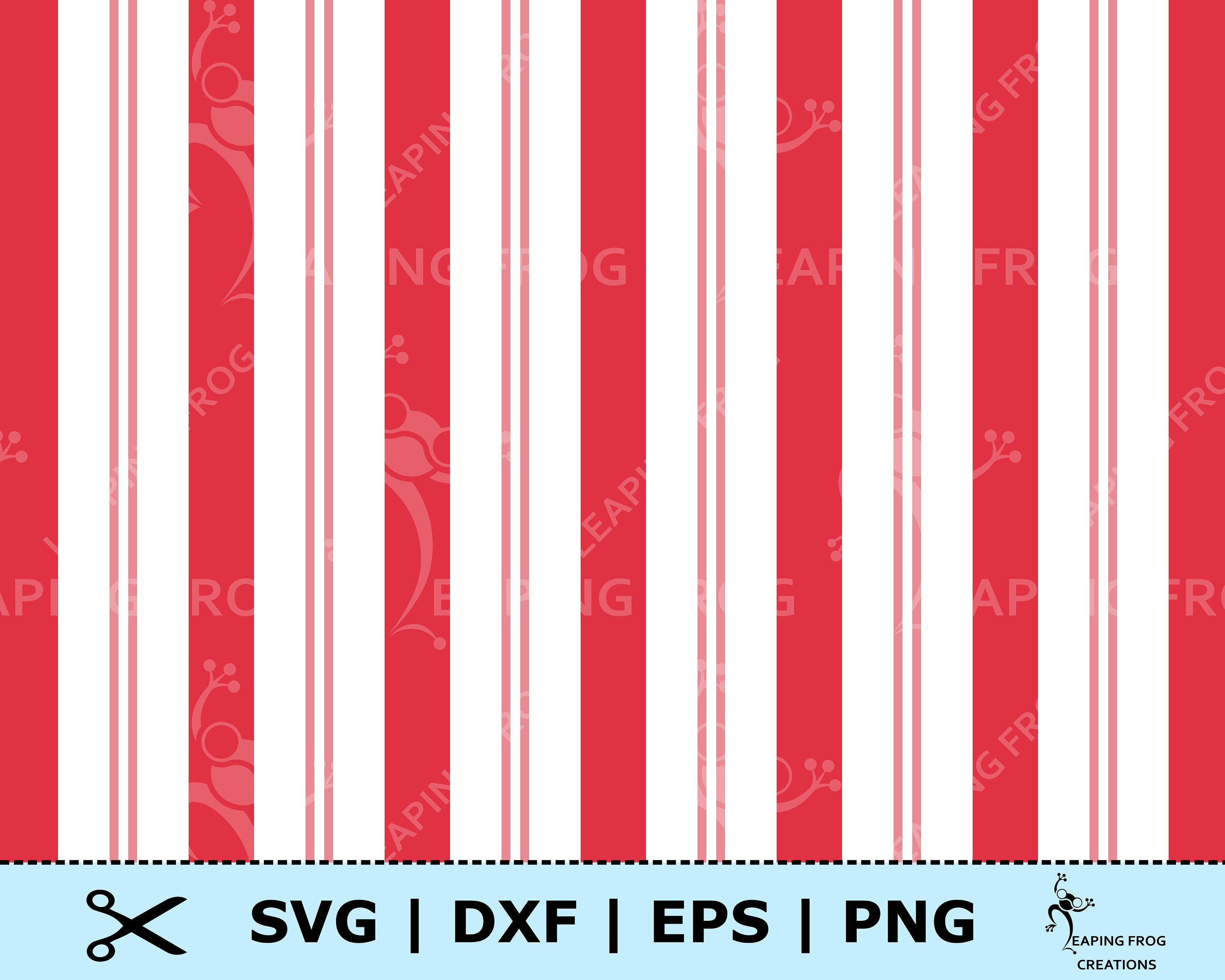 Candy Cane Pattern SVG. PNG. Seamless / Tiling / Repeating. Cricut cut files, Silhouette. Candy Cane Stripe Christmas DXF. Instant Download!