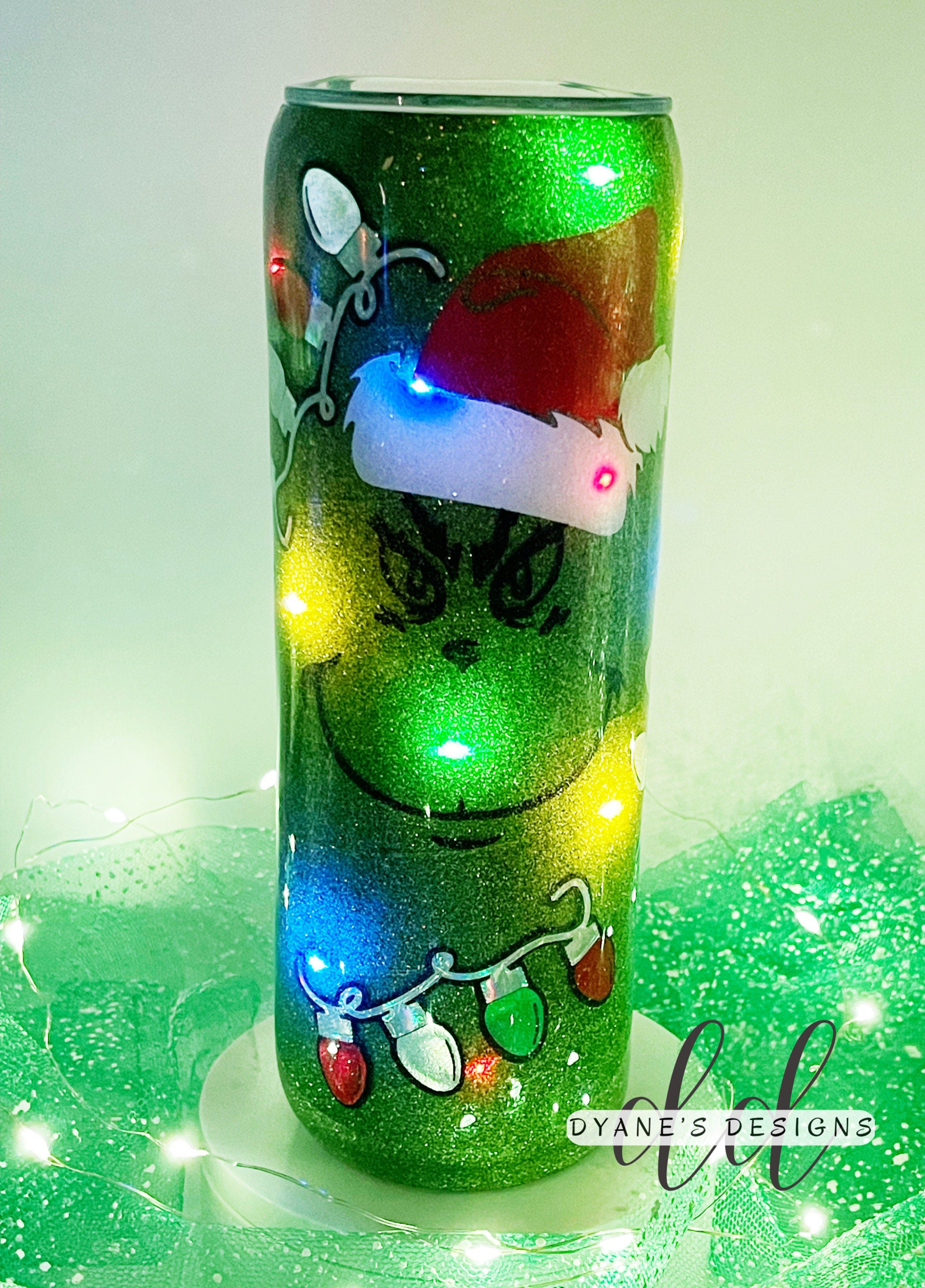 The Grinch light up tumbler.