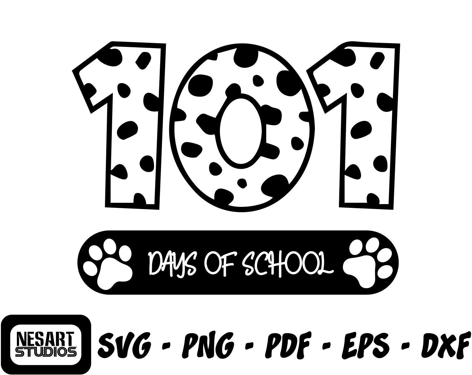 101 Days Of School SVG, 100th Day Of School SVG, Teacher Days, 100 Days Of School, School SVG